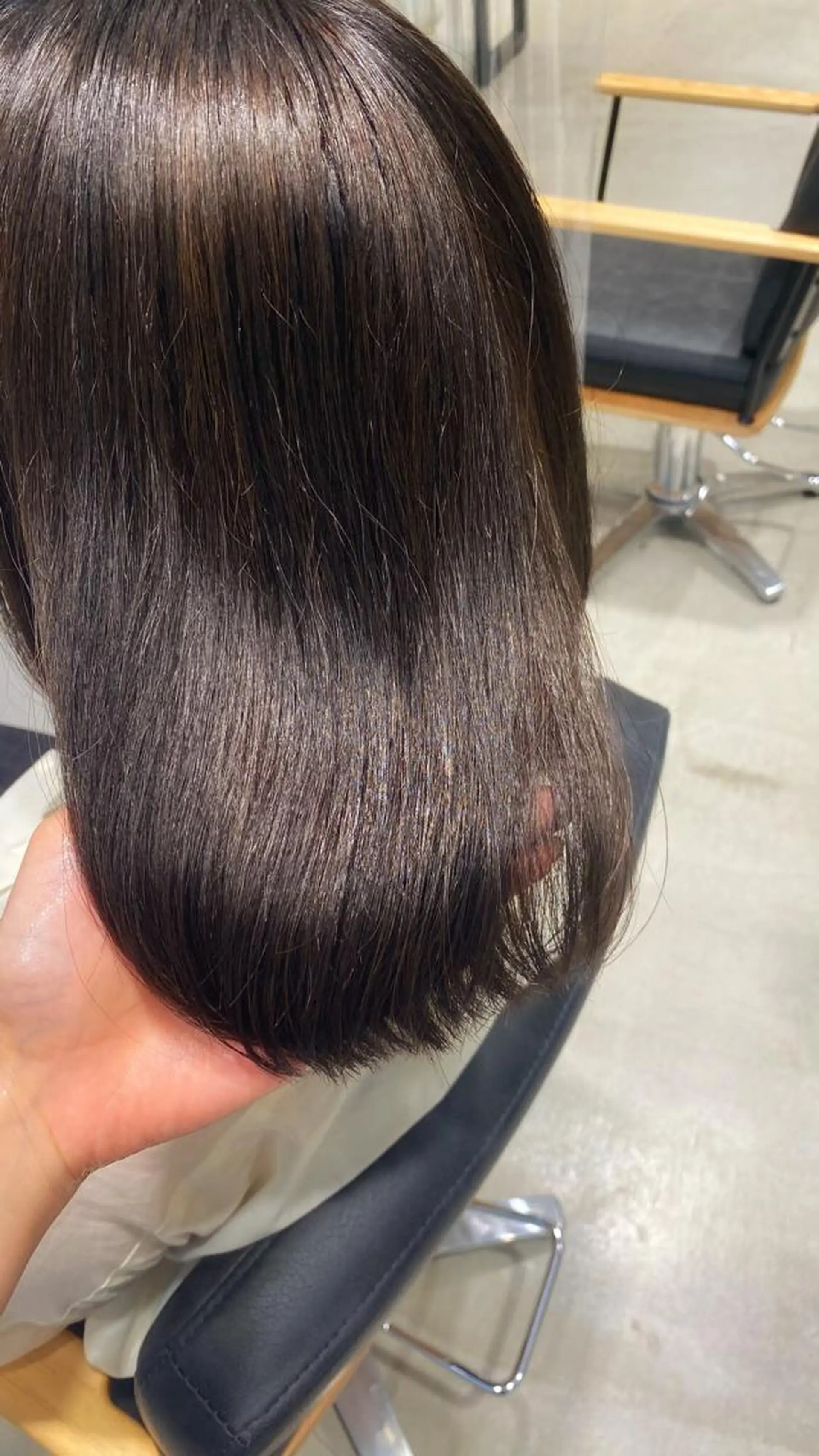 ショート ヘアカラー トリートメント 艶カラー/韓国風ヘア 🩵shioneのヘアスタイル