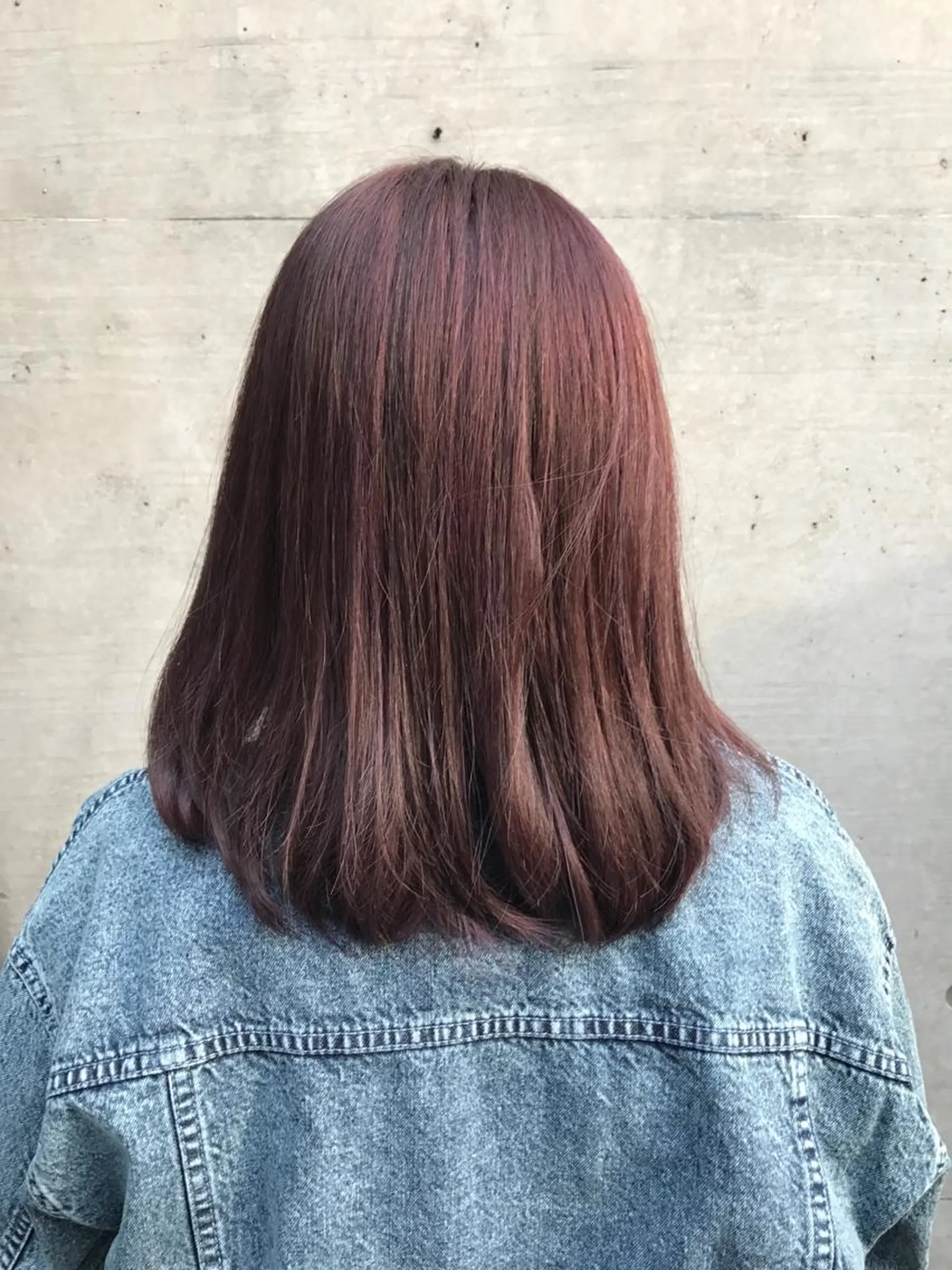 ミディアム カラー ピンクカラー バイオレットカラー ていねい技術No.1 🌈諏訪 健太のヘアスタイル