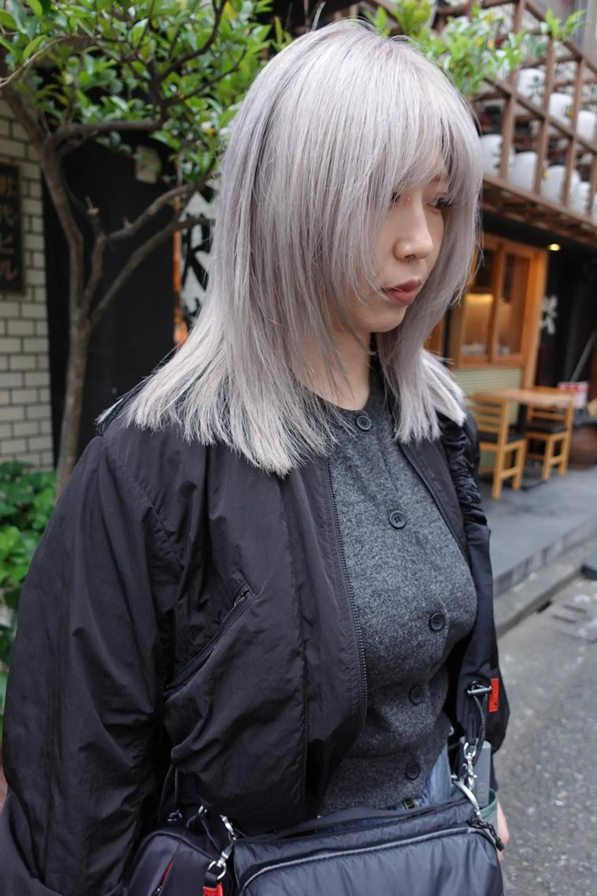 ミディアム カラー nelke/レイヤー 立川/ブリーチのヘアスタイル