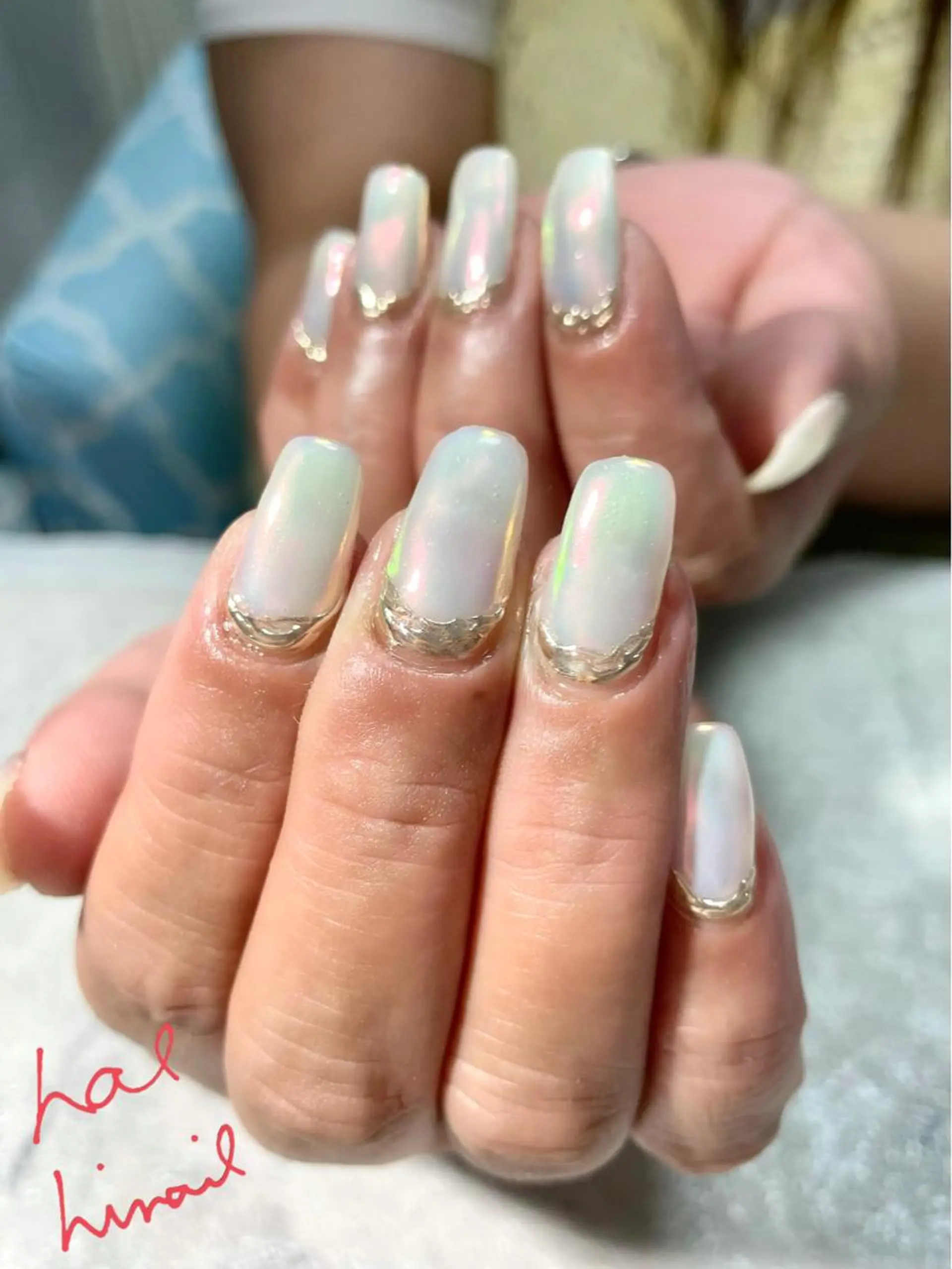 ネイル ミラーネイル はるひな ねいるのネイルデザイン