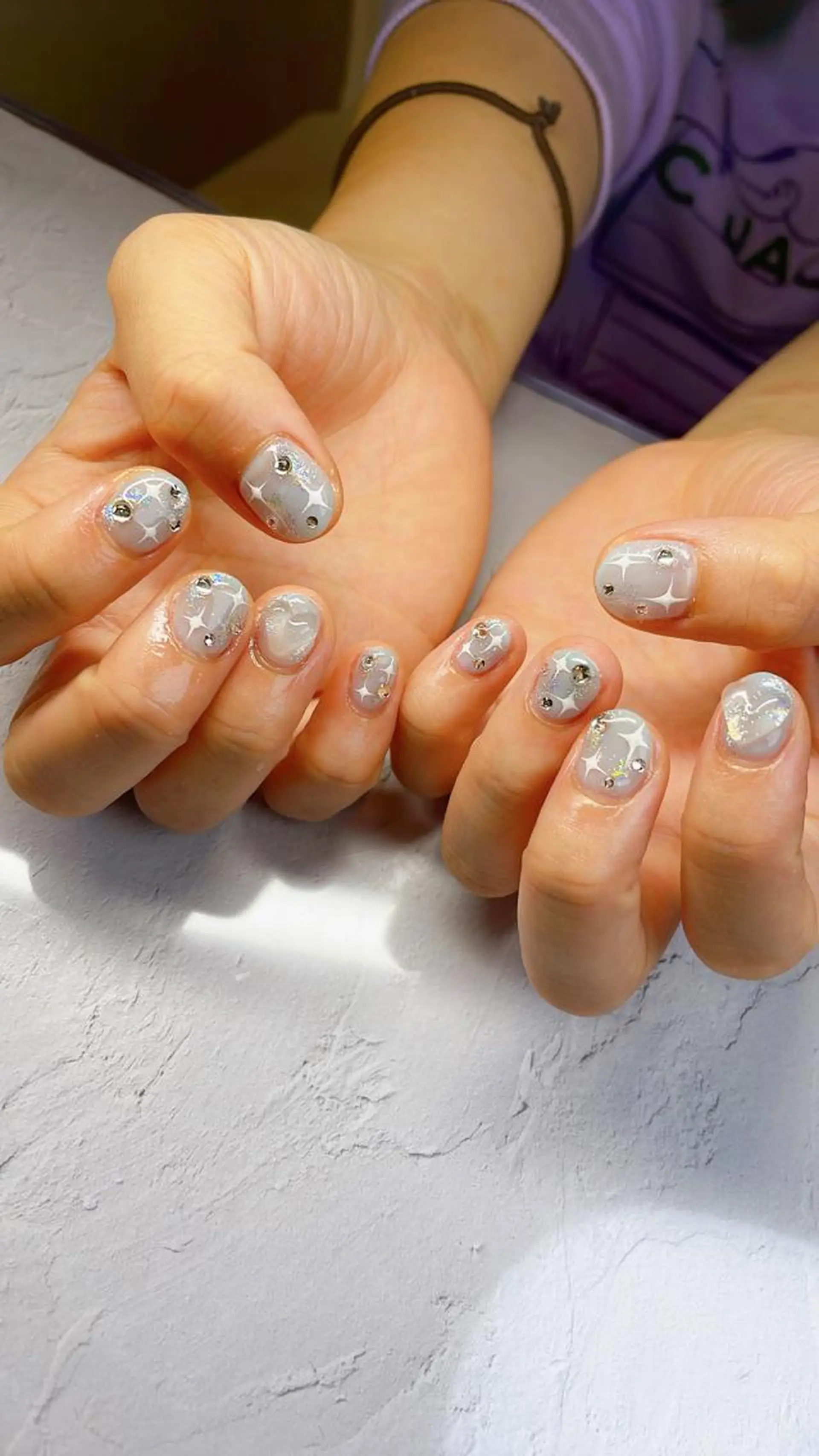 ネイル ショートネイル ハンドネイル LaLa Peach 福岡のマツエク・マツパデザイン