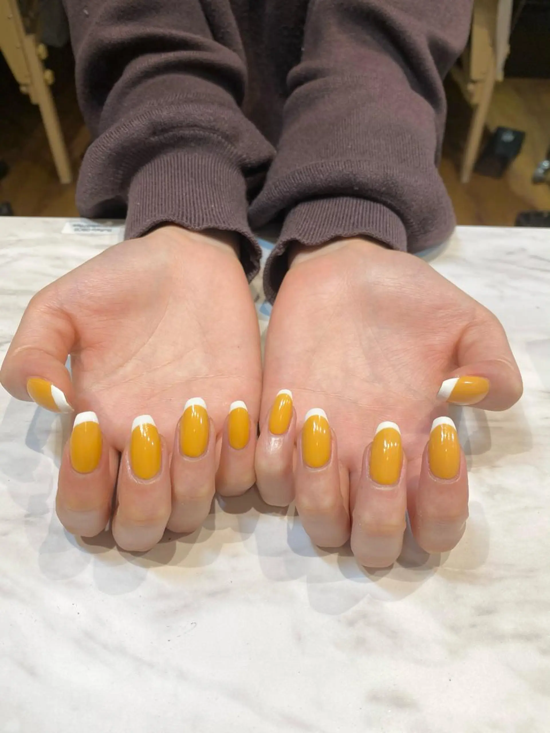 ネイル ハンドネイル 京都レイヤーカット/ 縮毛矯正/羽柴りくのヘアスタイル