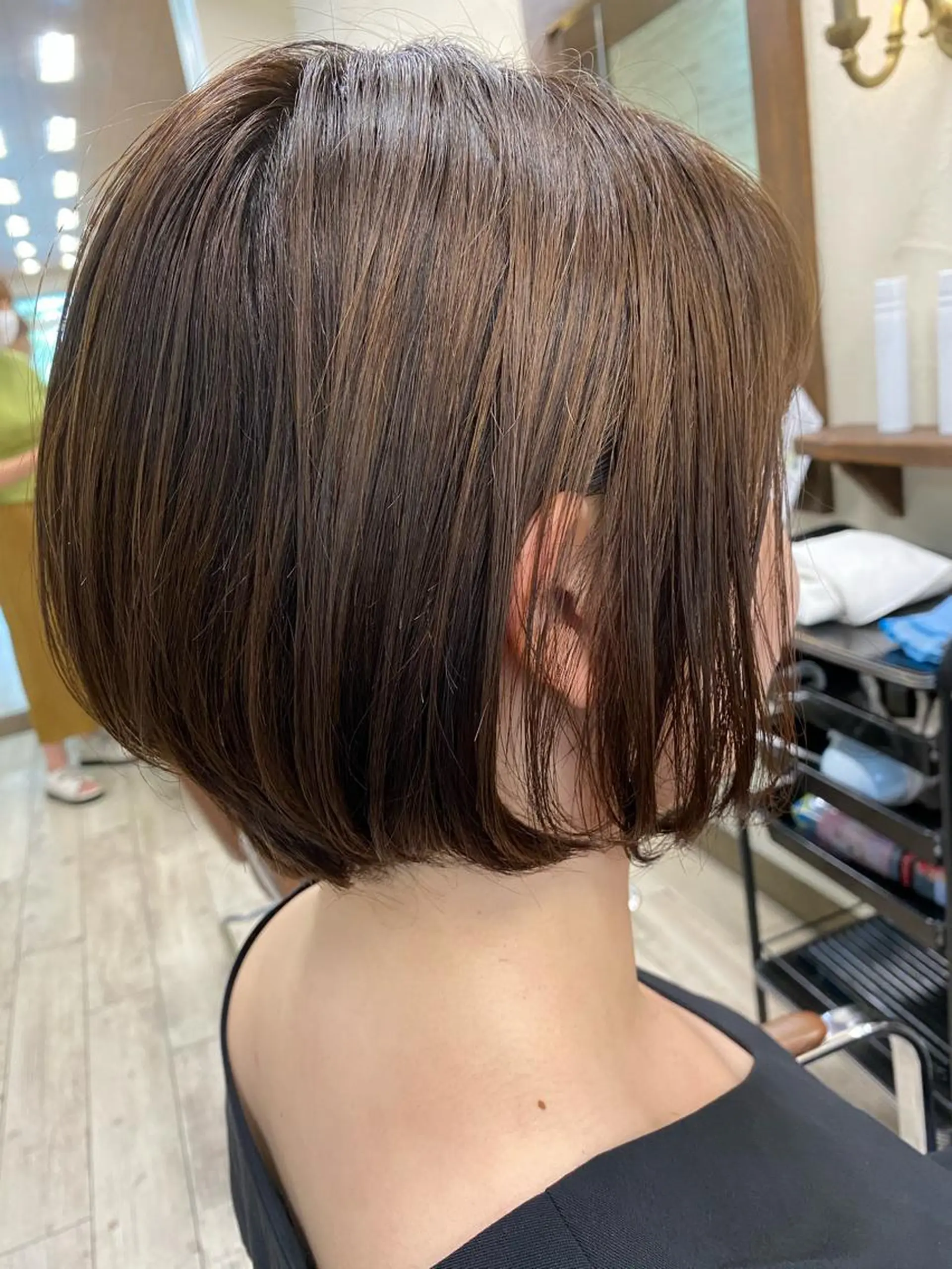 ショート カラー ショートボブ ボブ ショートヘア カット ヘアカラー トリートメント 日比 貴大/ minim hairのヘアスタイル
