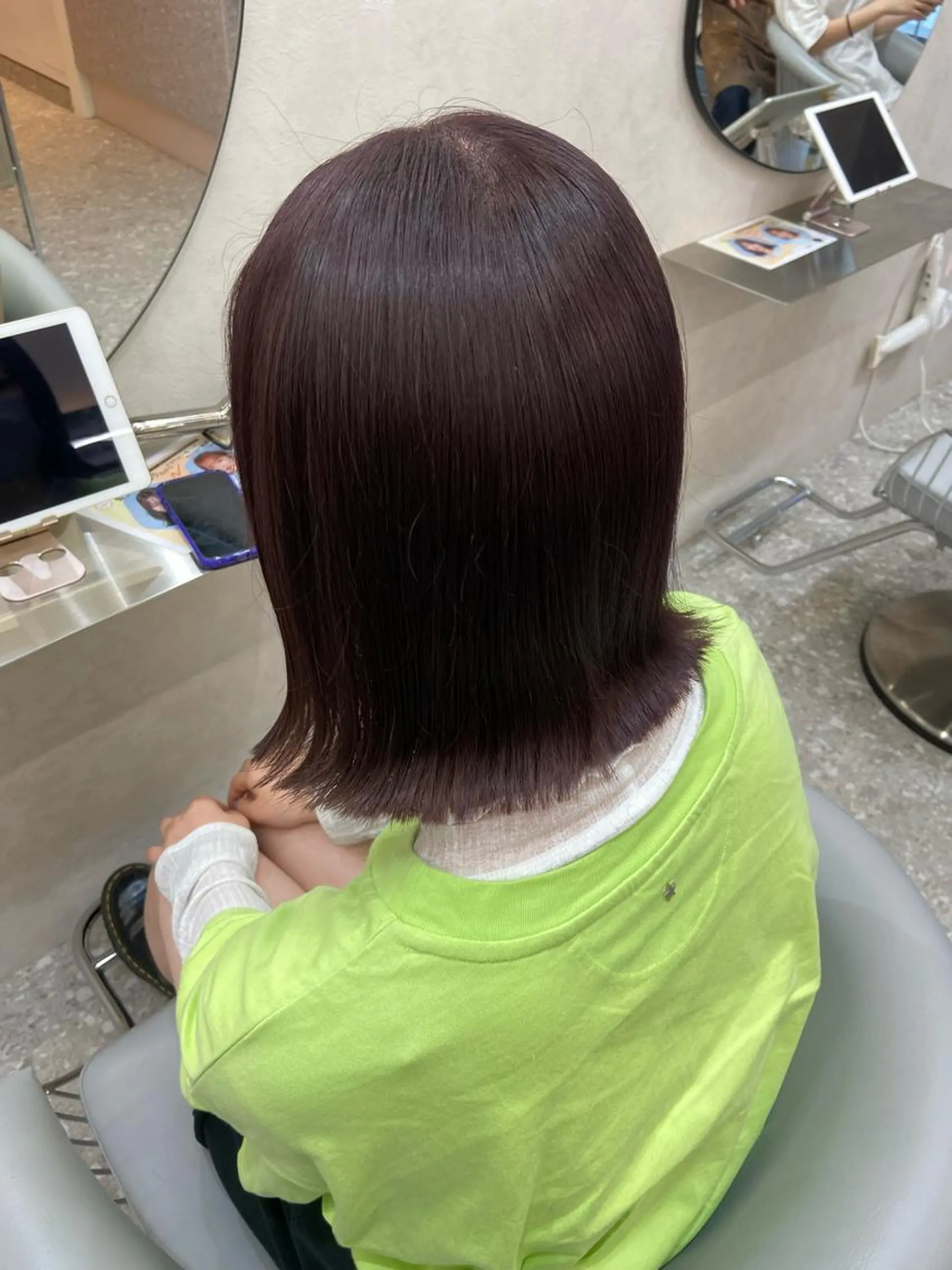 ショート カラー シールエクステ ブリーチ ブラウンカラー ケアカラー ダブルカラー カット ヘアカラー トリートメント 新宿/韓国ヘア 中明度カラー/かやのヘアスタイル