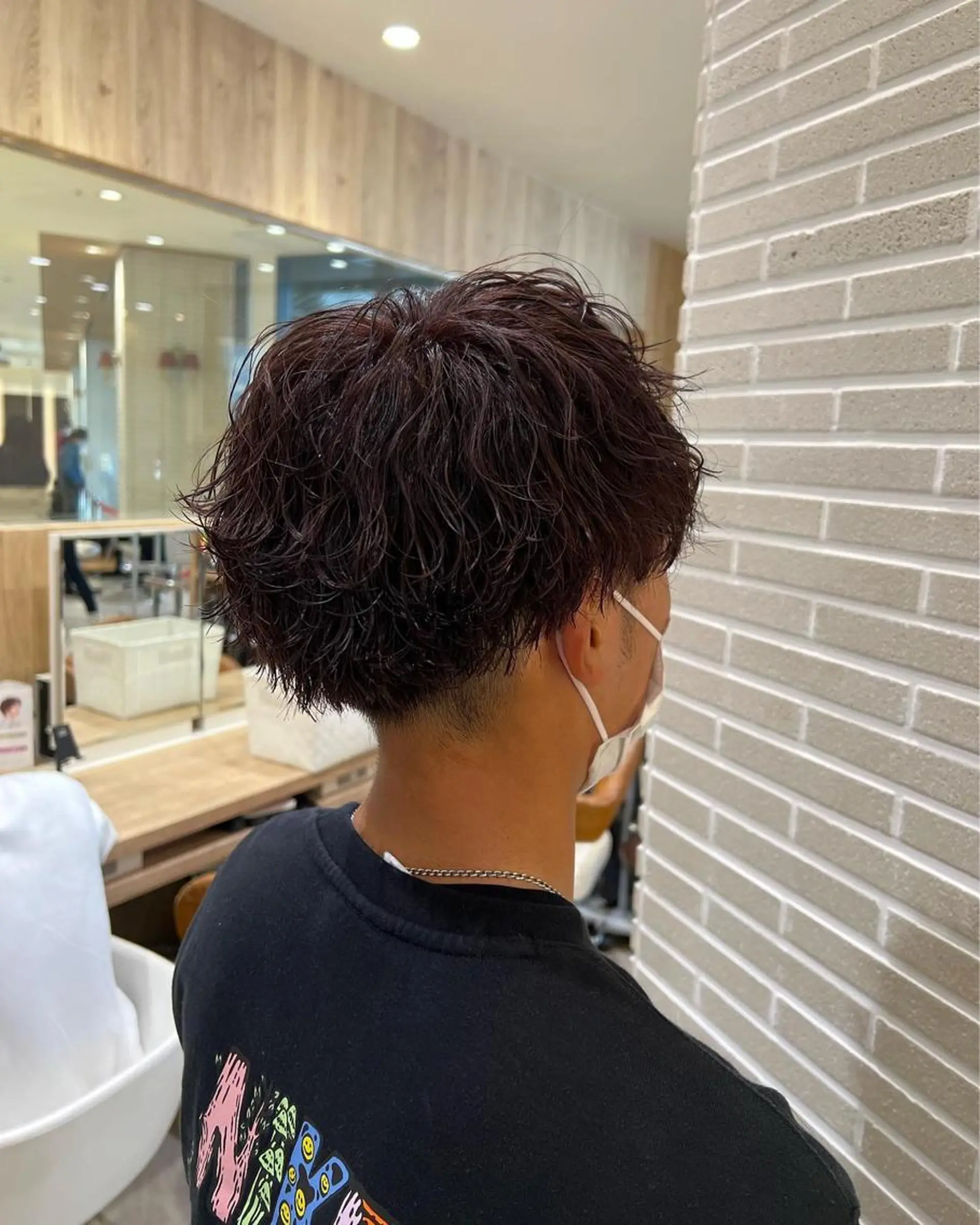 パーマ メンズ メンズパーマ 波巻きパーマ カット パーマ 赤本悠斗波巻きパーマ メンズパーマのヘアスタイル