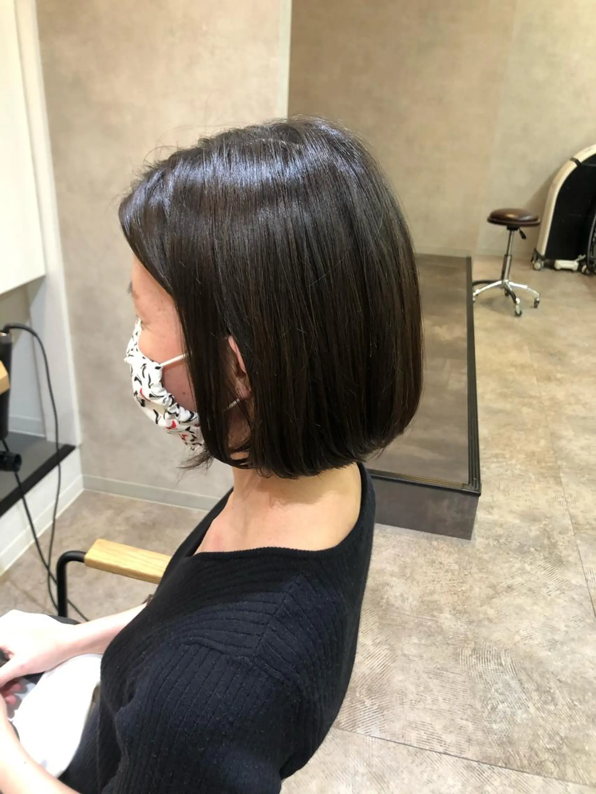 ミディアム 齋藤 真由のヘアスタイル