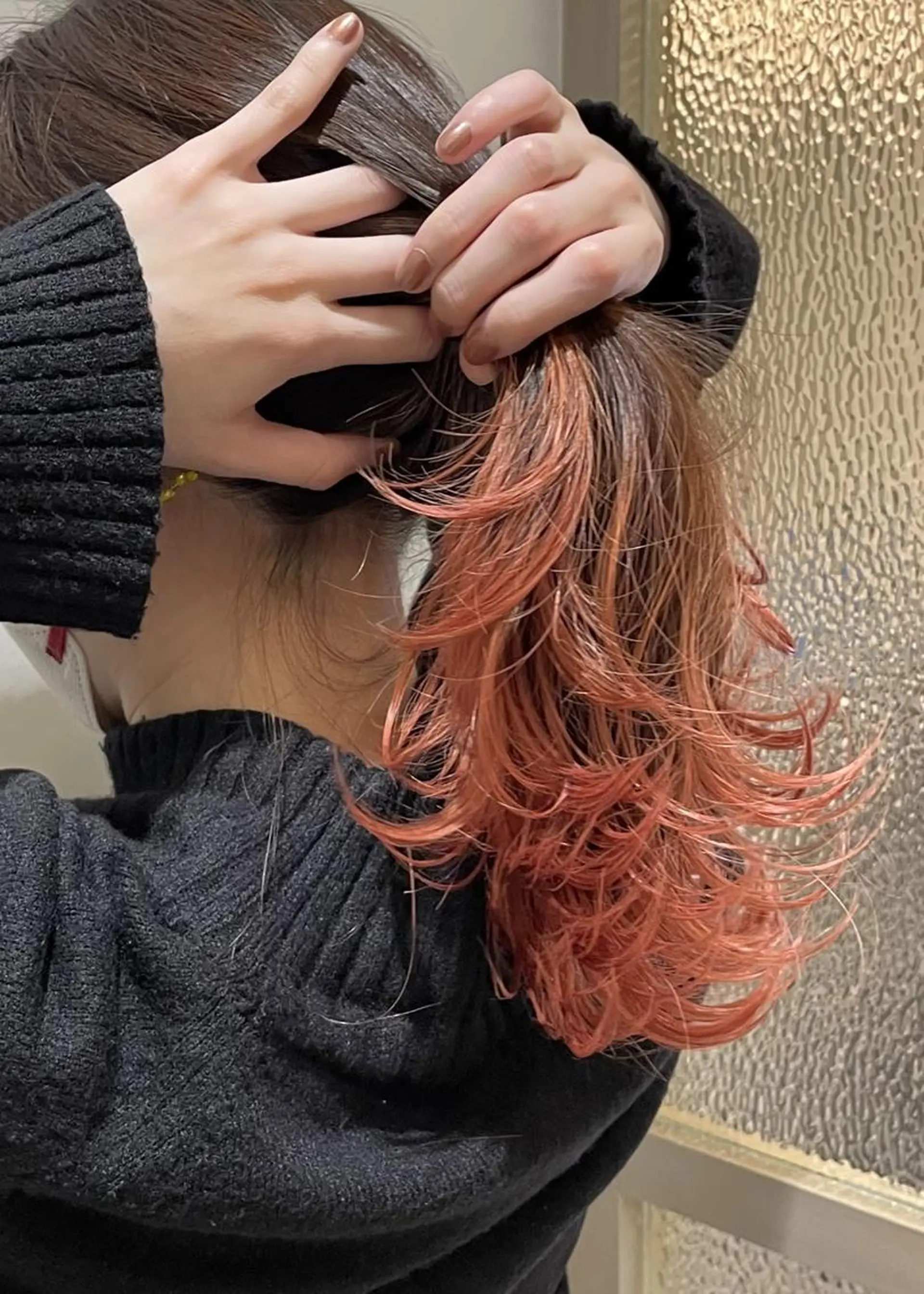 ミディアム カラー ブリーチ SASAKI  MASAAKI のヘアスタイル