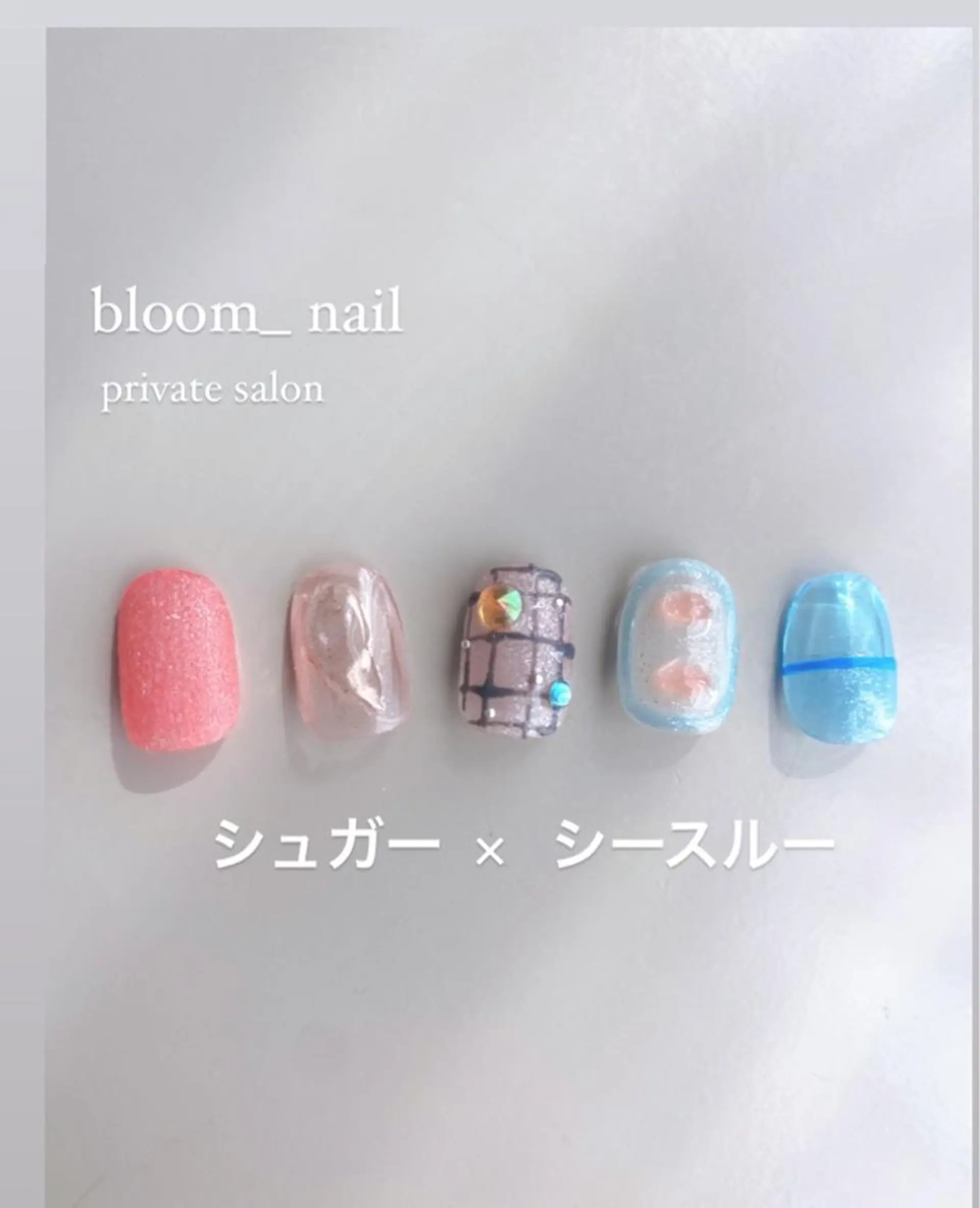 ネイル カジュアル ぷっくりネイル bloom_ nailのネイルデザイン
