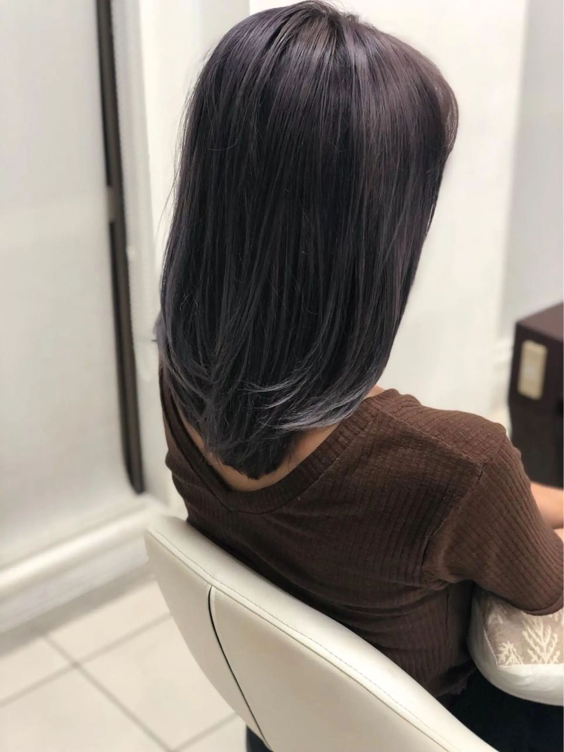 ロング カラー 💎大人ハイライト 💎上杉一也💎のヘアスタイル