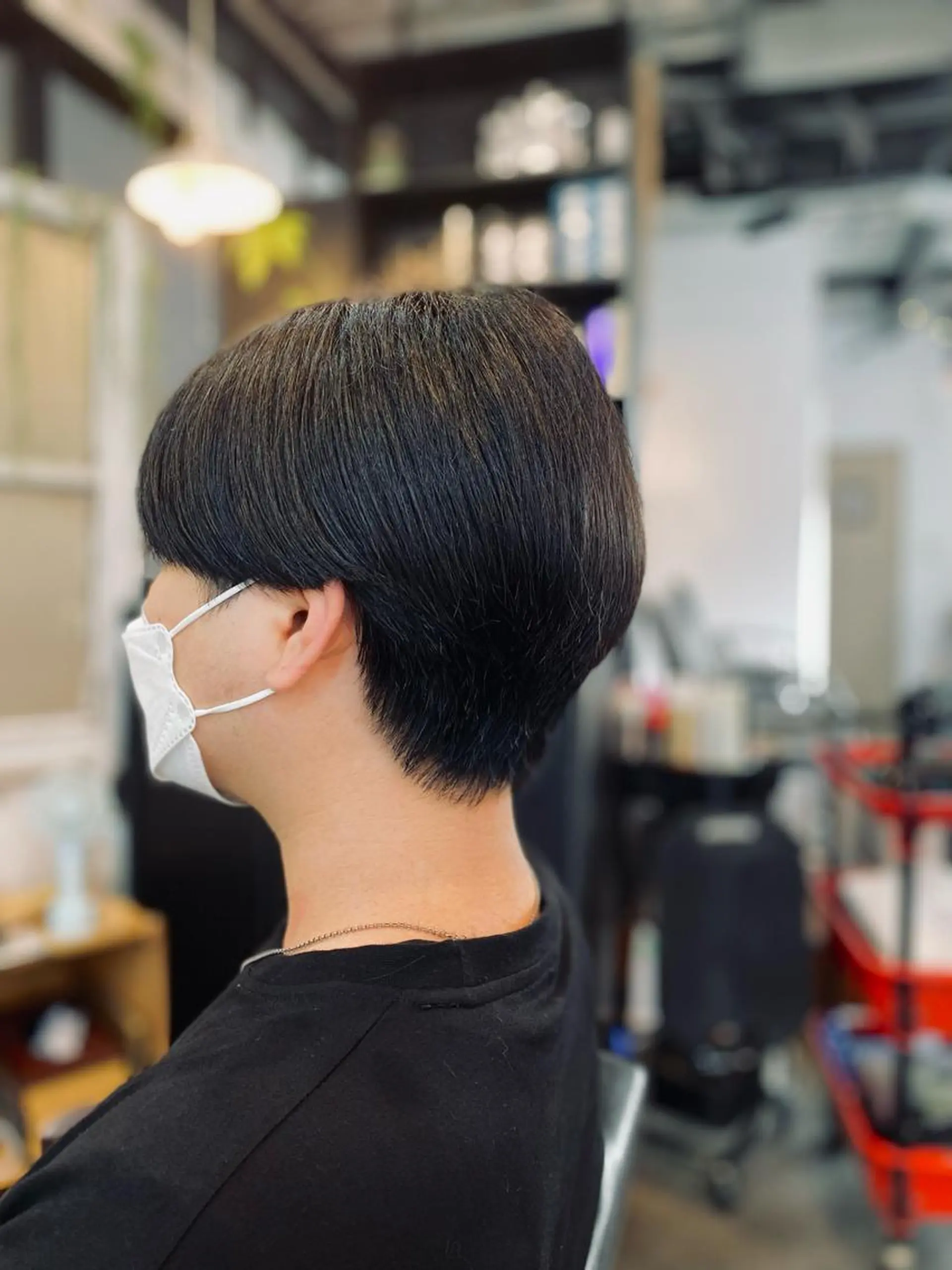 ミディアム メンズ ボブ カット パーマ plants hair salon by GEORGE所属・元住吉プランツヘアー ☘️丸山☘️のヘアスタイル