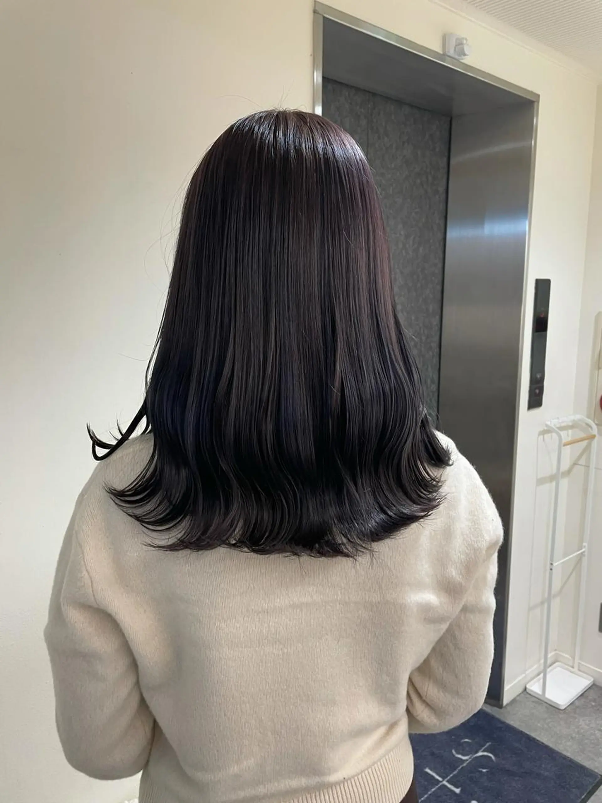 ロング パープルカラー ヘアカラー soyon心斎橋所属・♡透明感/艶カラー/ M a I ♡のヘアスタイル