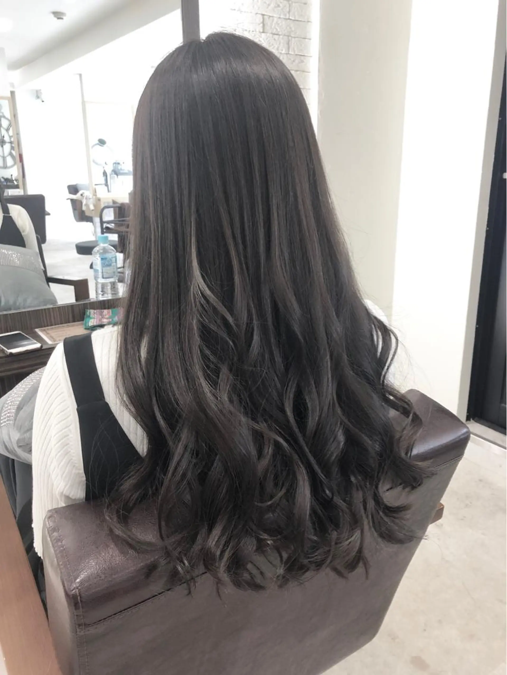 ロング カラー グレージュ シアーグレージュ Zina 難波所属・YUDA 湯田のヘアスタイル