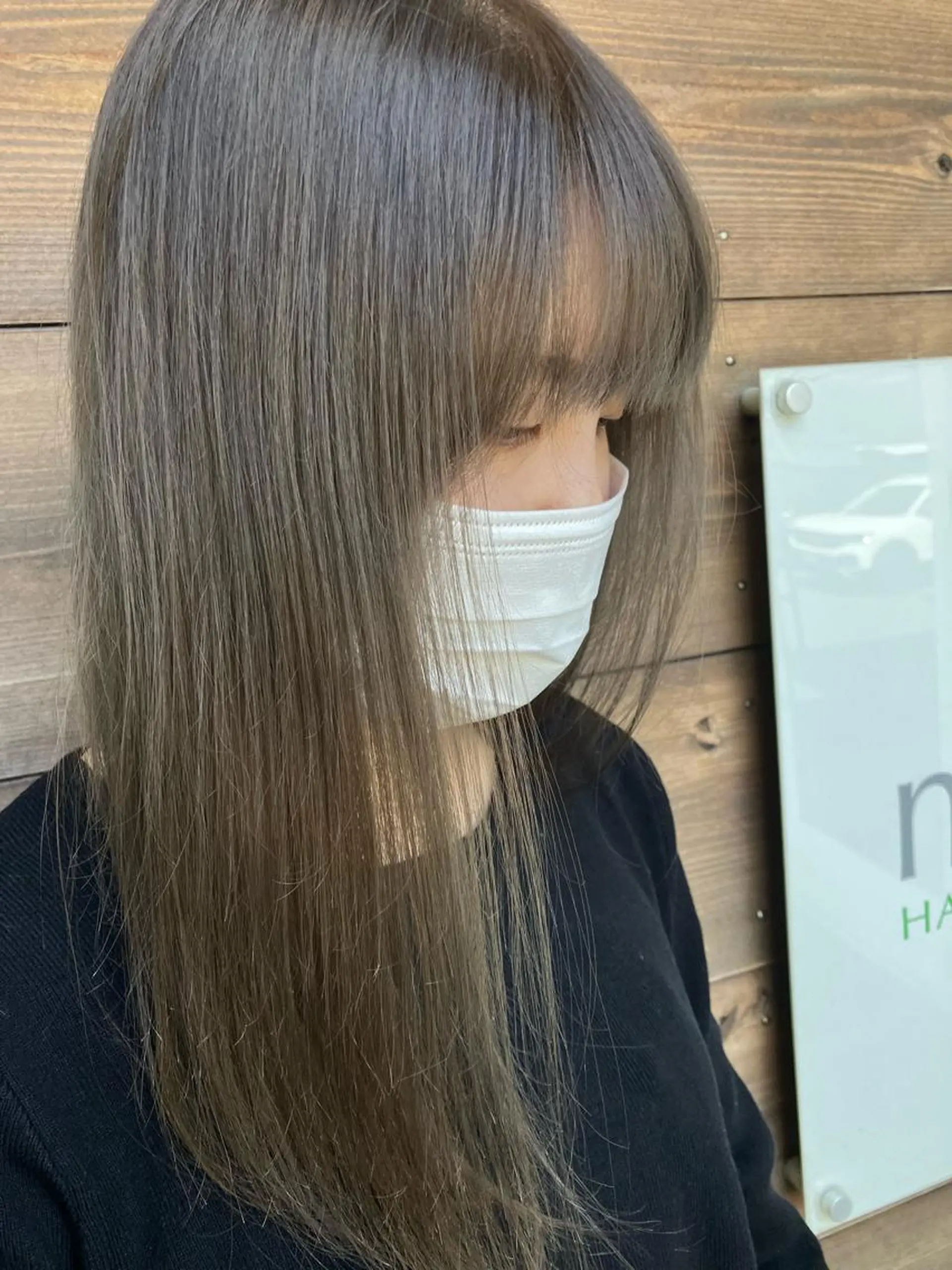 ロング カット ヘアカラー トリートメント 鈴木 香哉子のヘアスタイル