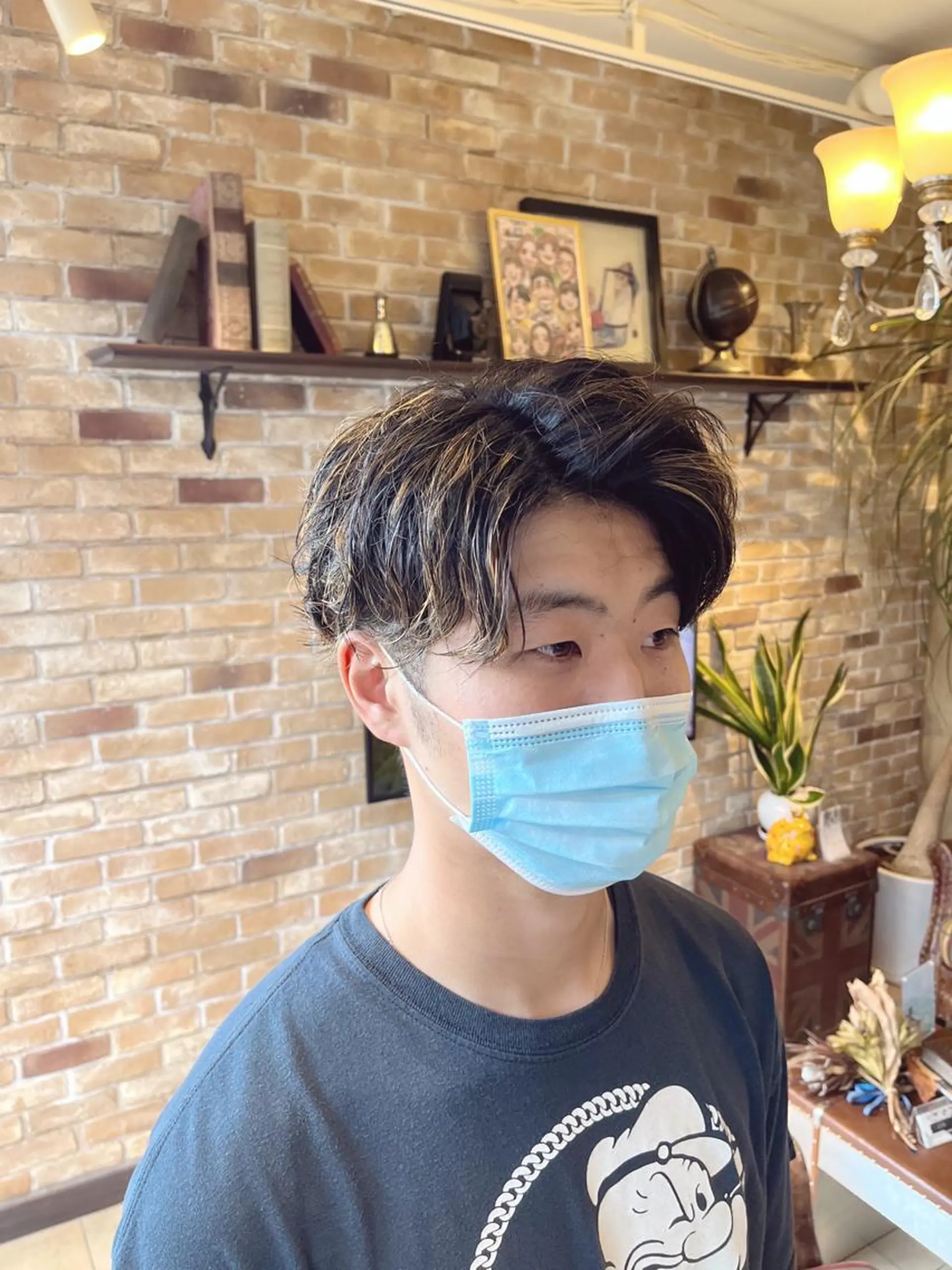 メンズ 🧡ミルクティー/ レイヤー🧡ショウナのヘアスタイル