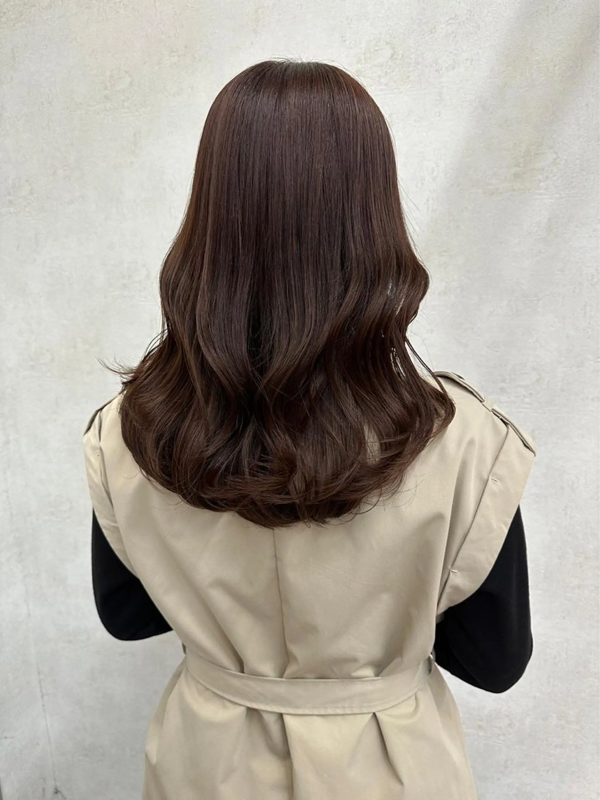 セミロング カラー rio¦ブラウン¦暗 髪¦縮毛矯正🌙のヘアスタイル