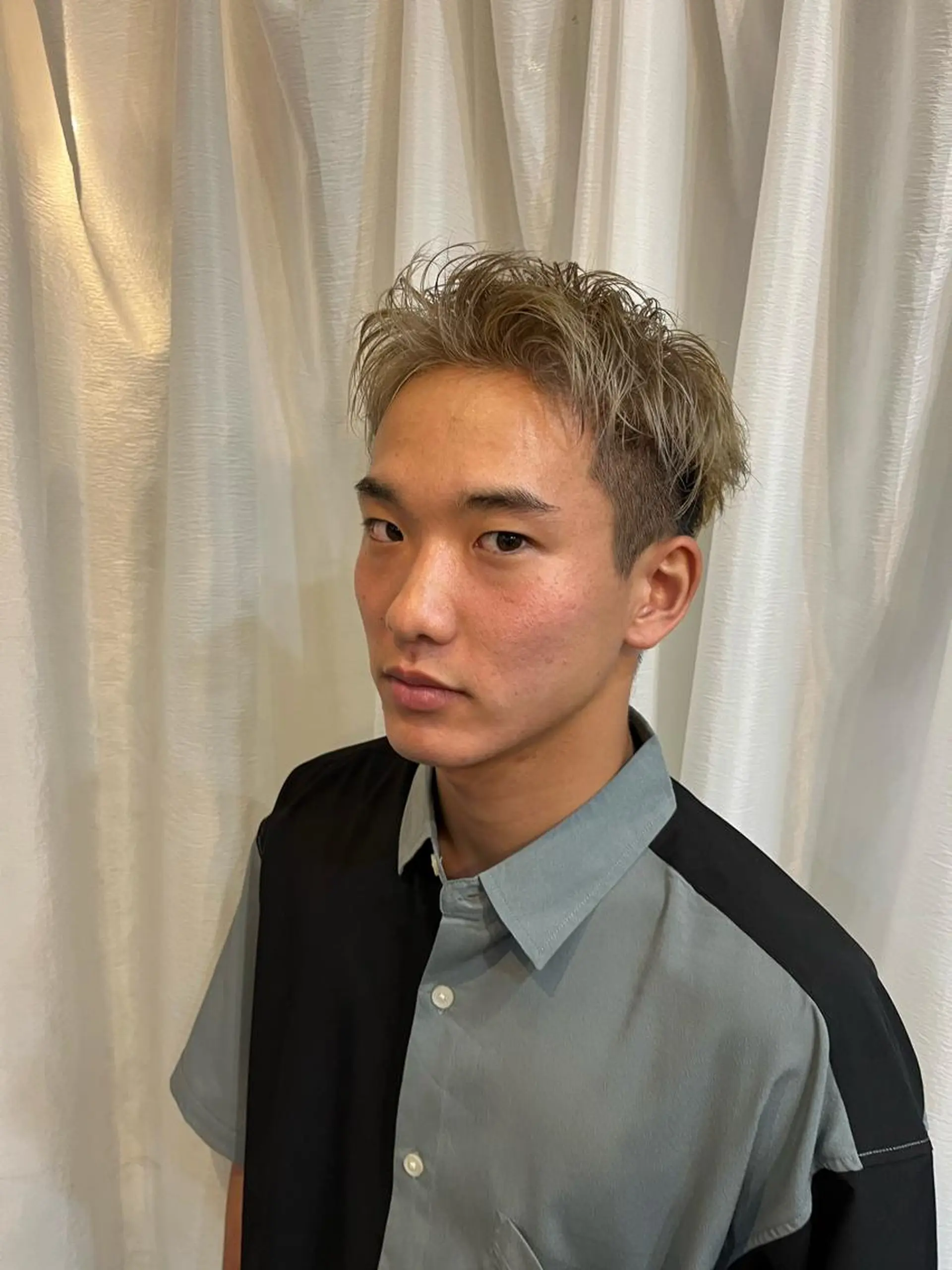 カラー メンズ パーマ／透明感 🍃Hidetoraのヘアスタイル