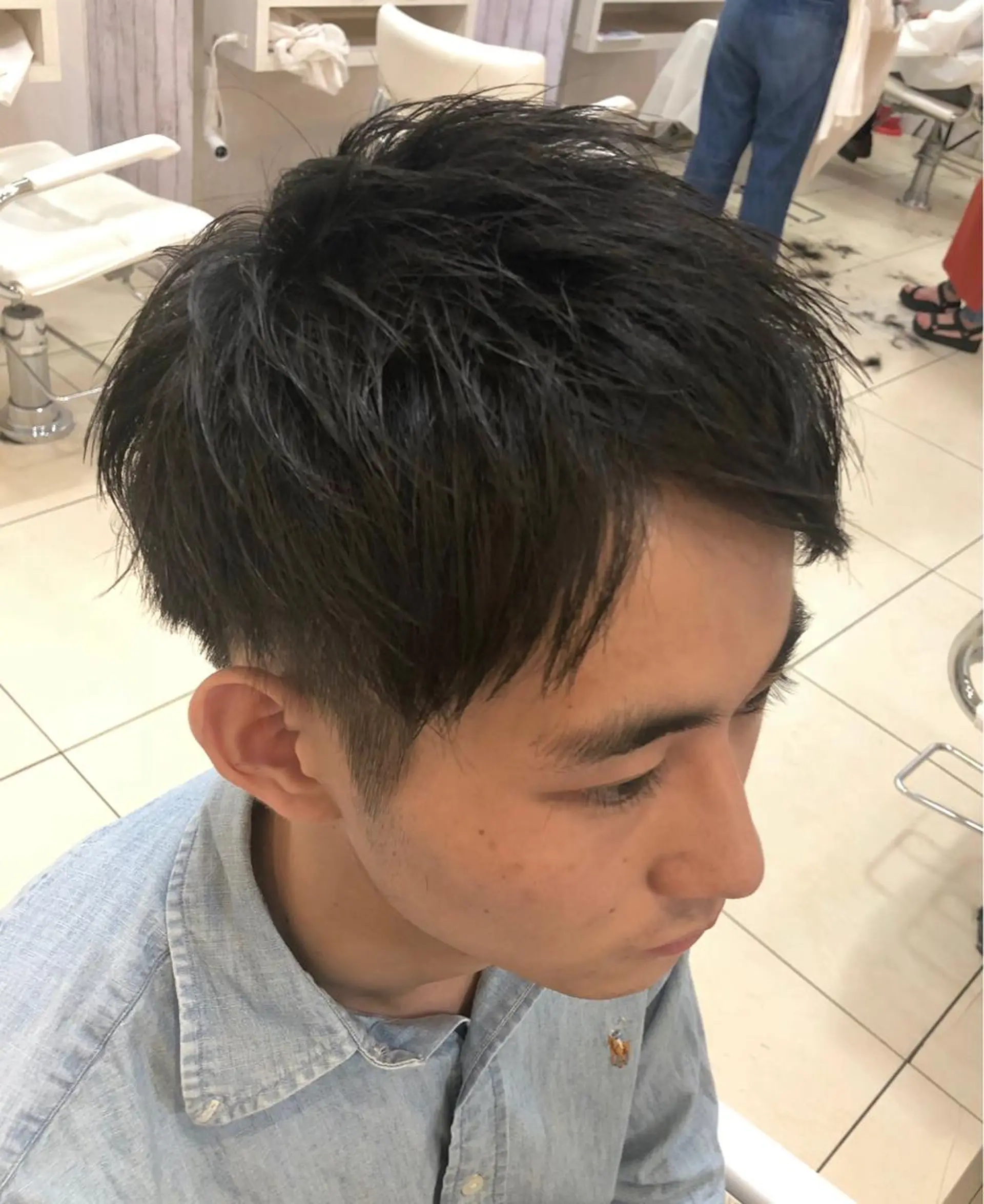 ショート メンズ アップバング ショートヘア 韓国風メンズ/毛流れ ヘアなら須田龍世のヘアスタイル