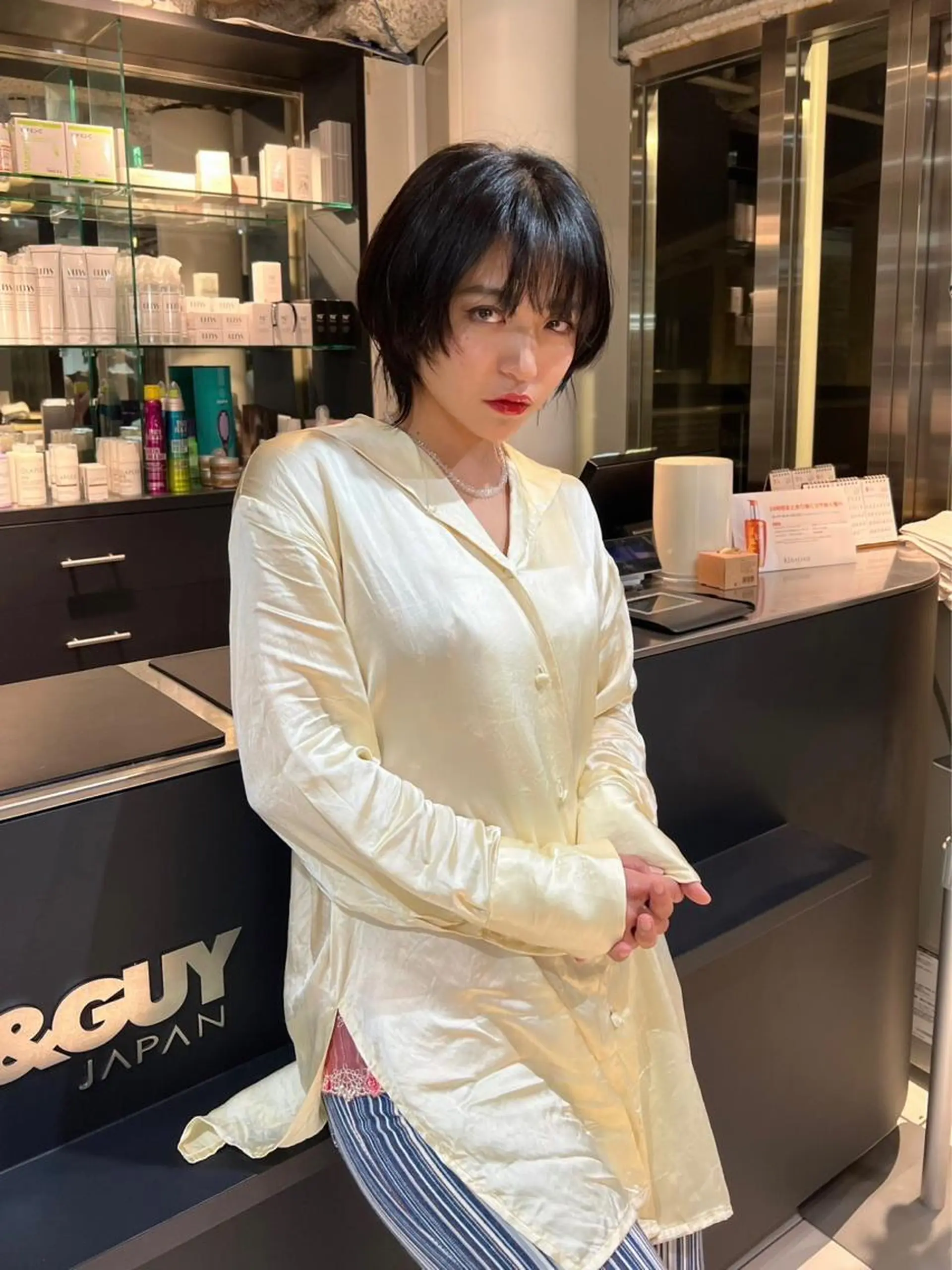 ショート レイヤーカット/ 堀匠吾のヘアスタイル