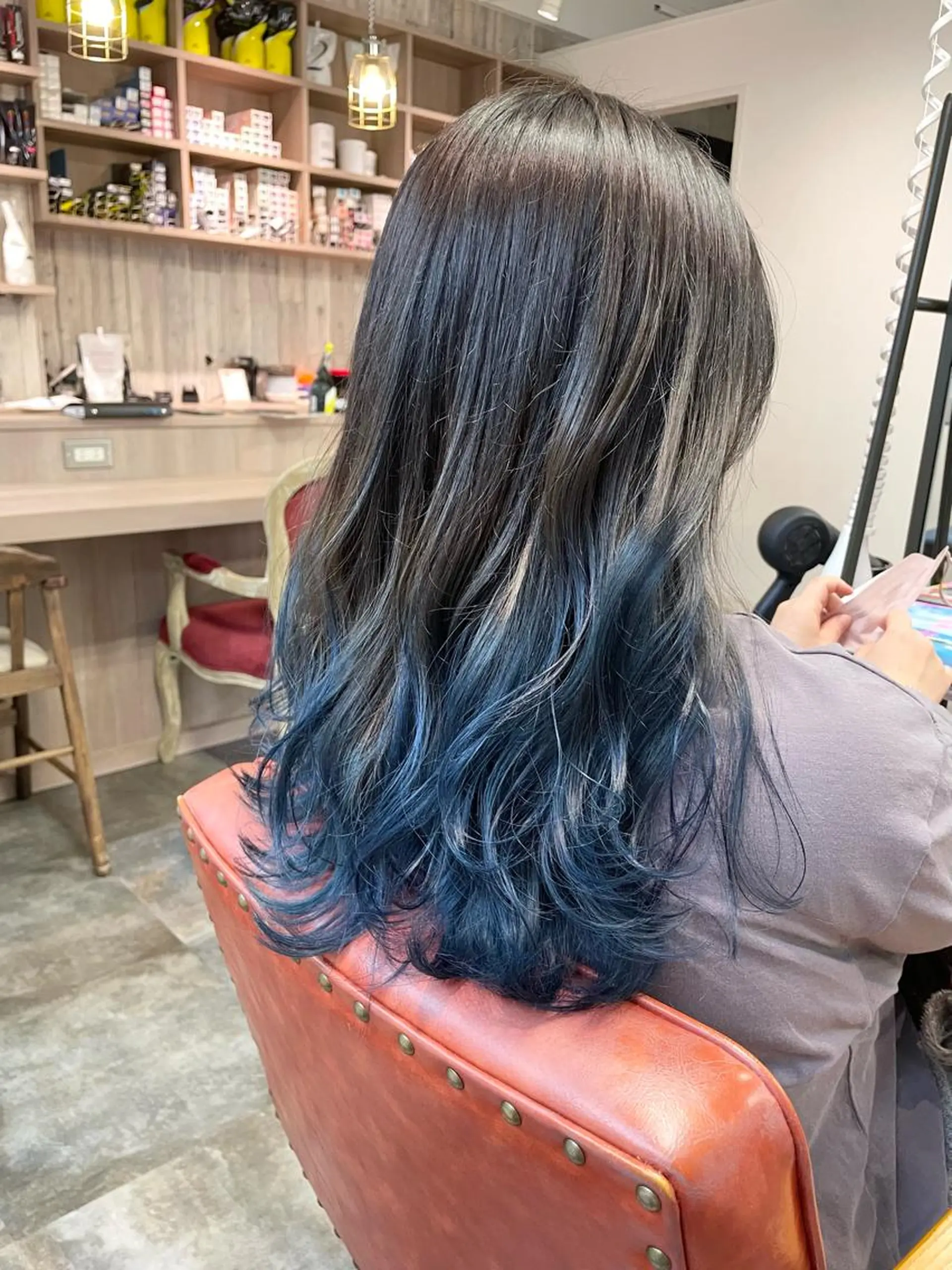 ロング カラー ~tie.hair salon所属・Ryoka🌼倉敷/ ハイトーン/レイヤーのヘアスタイル