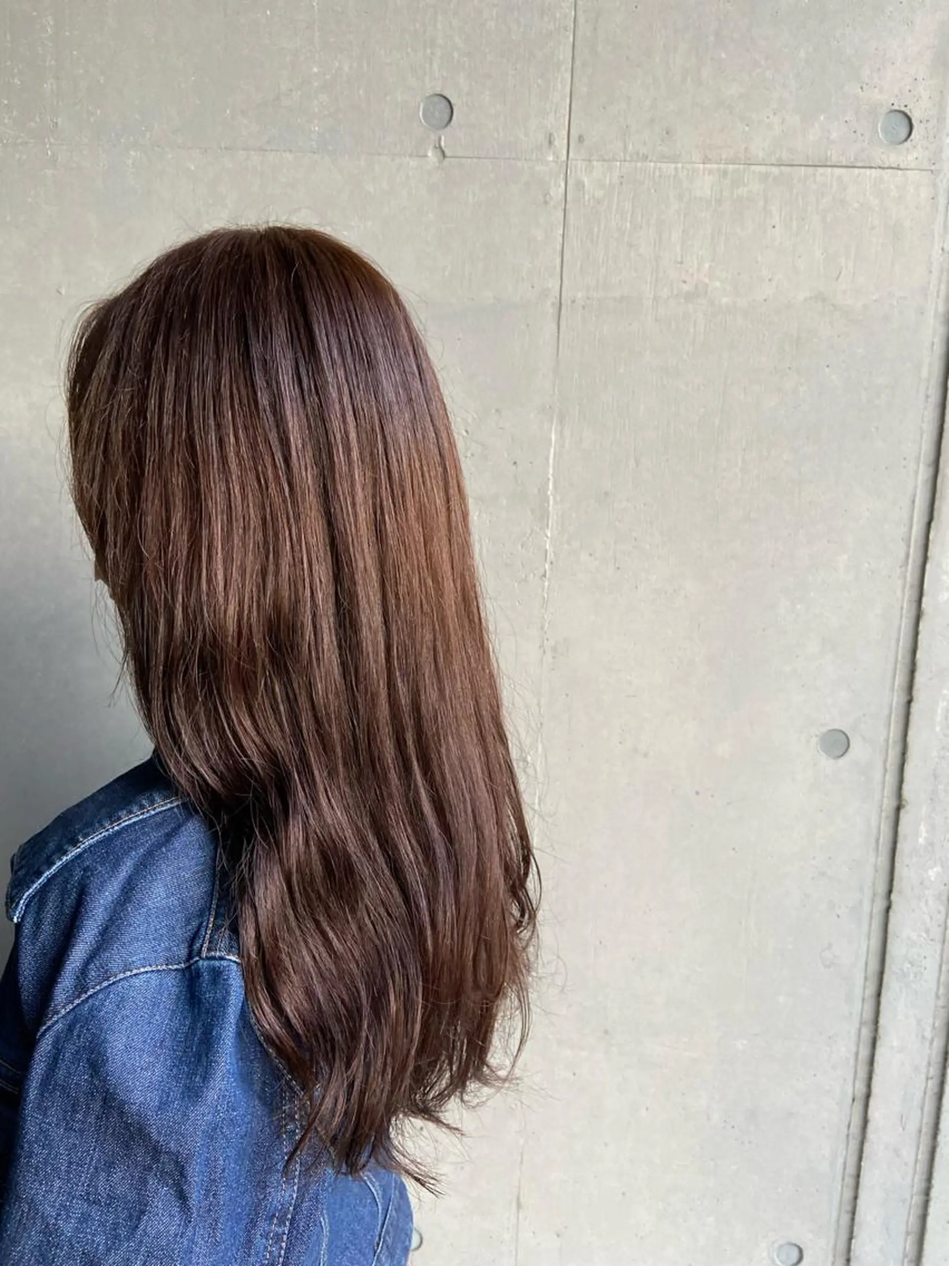 ロング カラー グレージュ インナーカラー指名 No.1菊池柊真のヘアスタイル