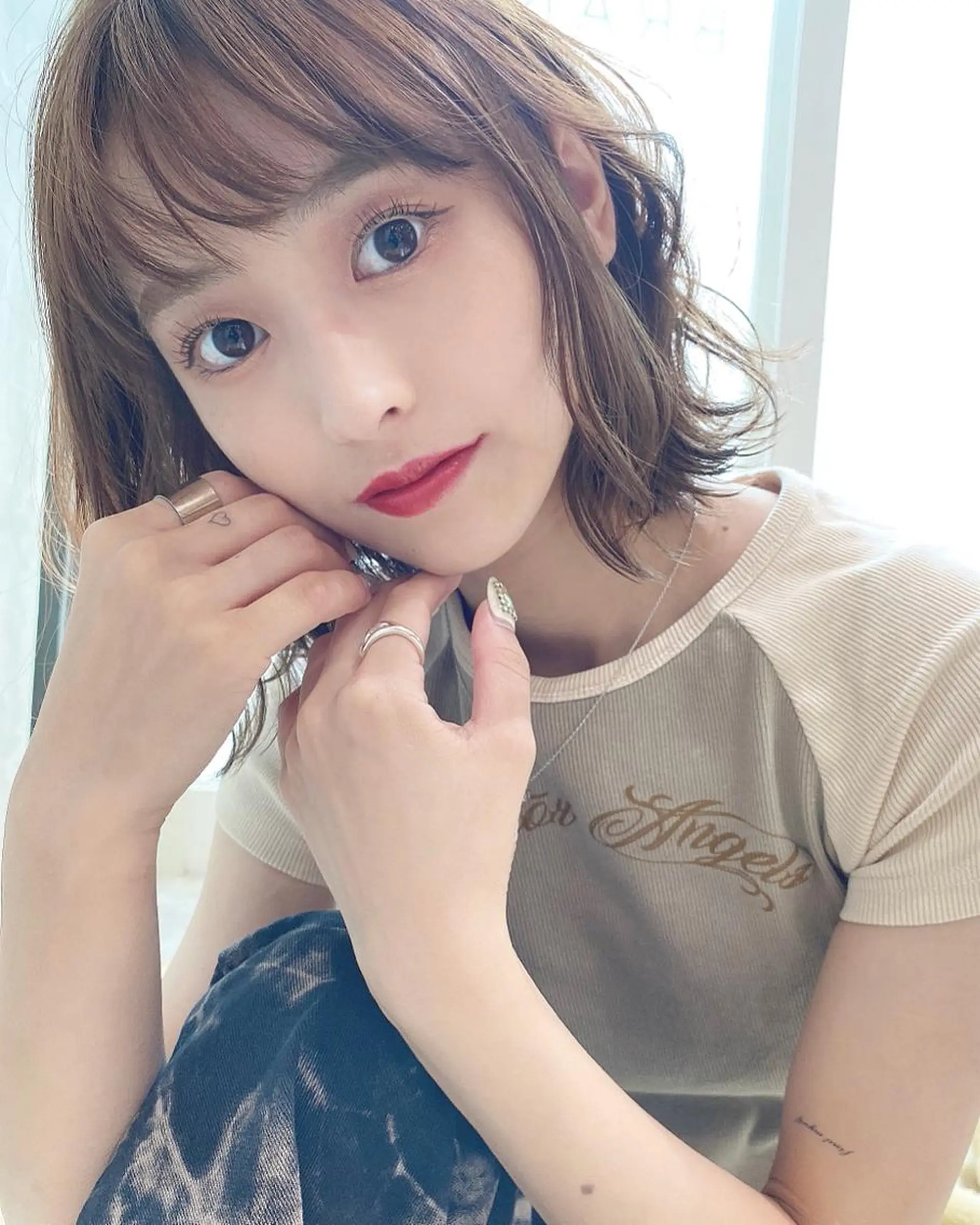 ミディアム カラー 具志 正太のヘアスタイル