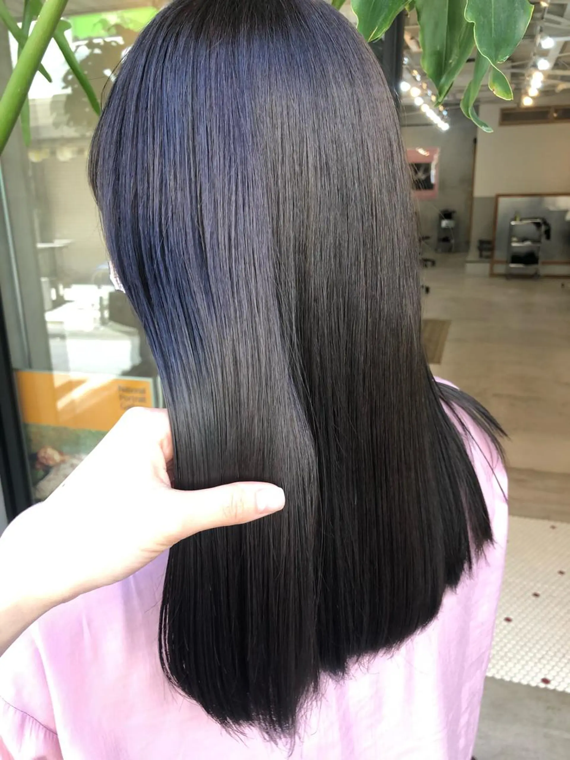 セミロング カラー honoka ikegamiのヘアスタイル