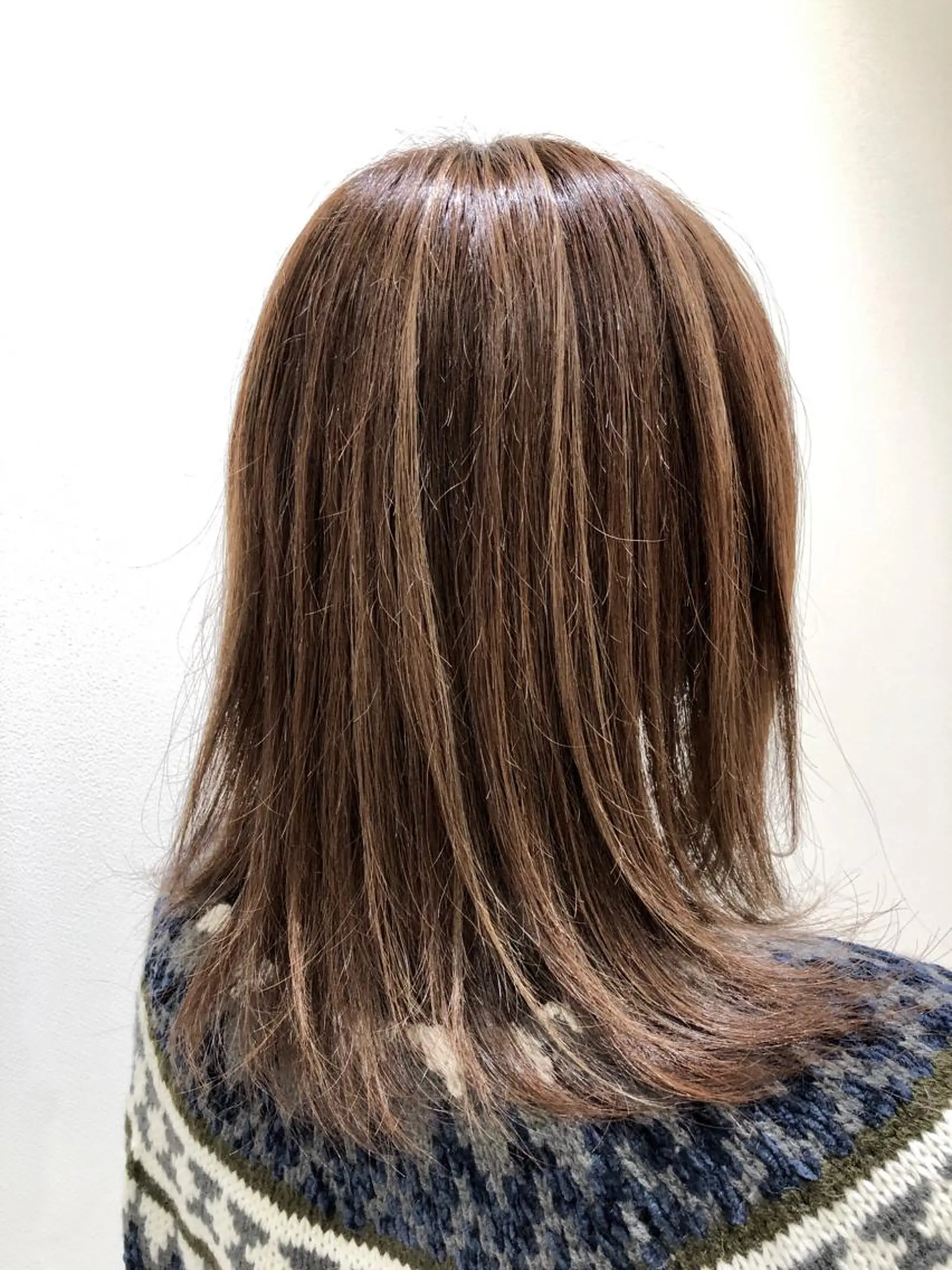 セミロング カラー バレイヤージュ インナーカラー レイヤーカット RUBEUS【ルベウス】所属・✨艶々カラー🎨 杉本賢人のヘアスタイル