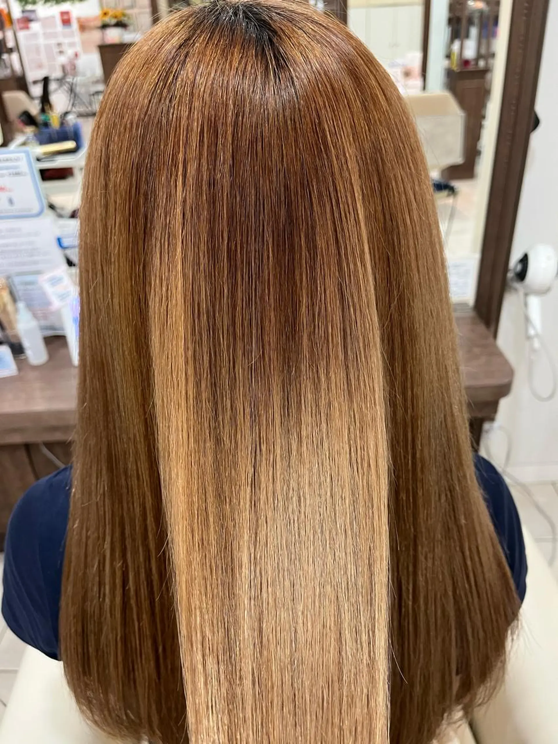 ロング カット 縮毛矯正 トリートメント 《大人気髪質改善》 プログレス国分寺店のヘアスタイル