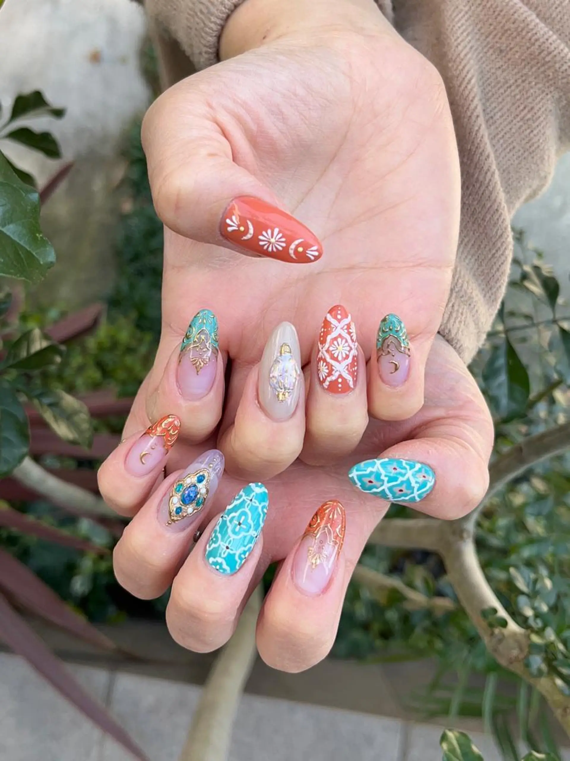 ネイル アートネイル スカルプネイル ハンドネイル Nailsalon E's cafeのネイルデザイン