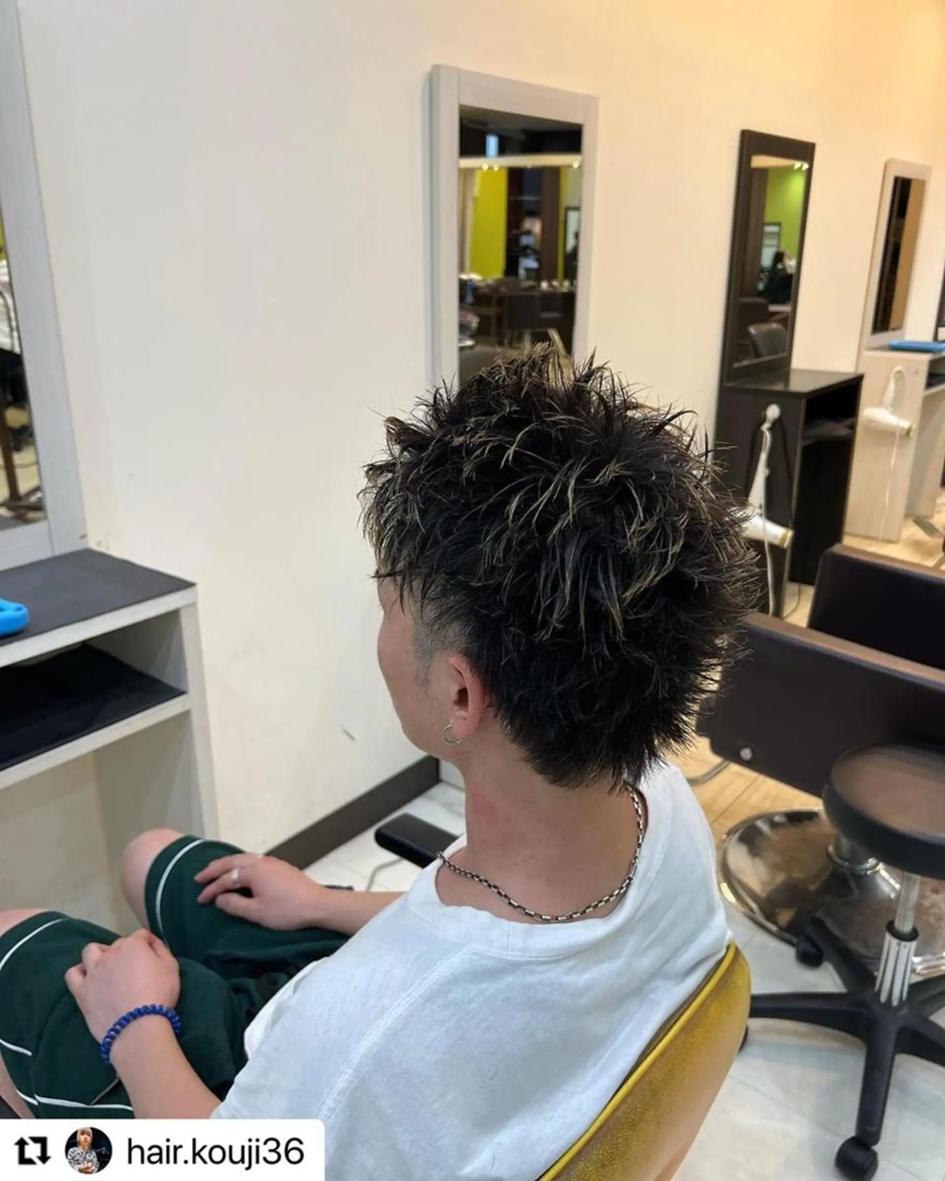 ミディアム カラー メンズ スパイキーショート ベージュカラー ブラウンカラー グレージュ ラベンダーカラー 🩷Eny terrace🩷のヘアスタイル