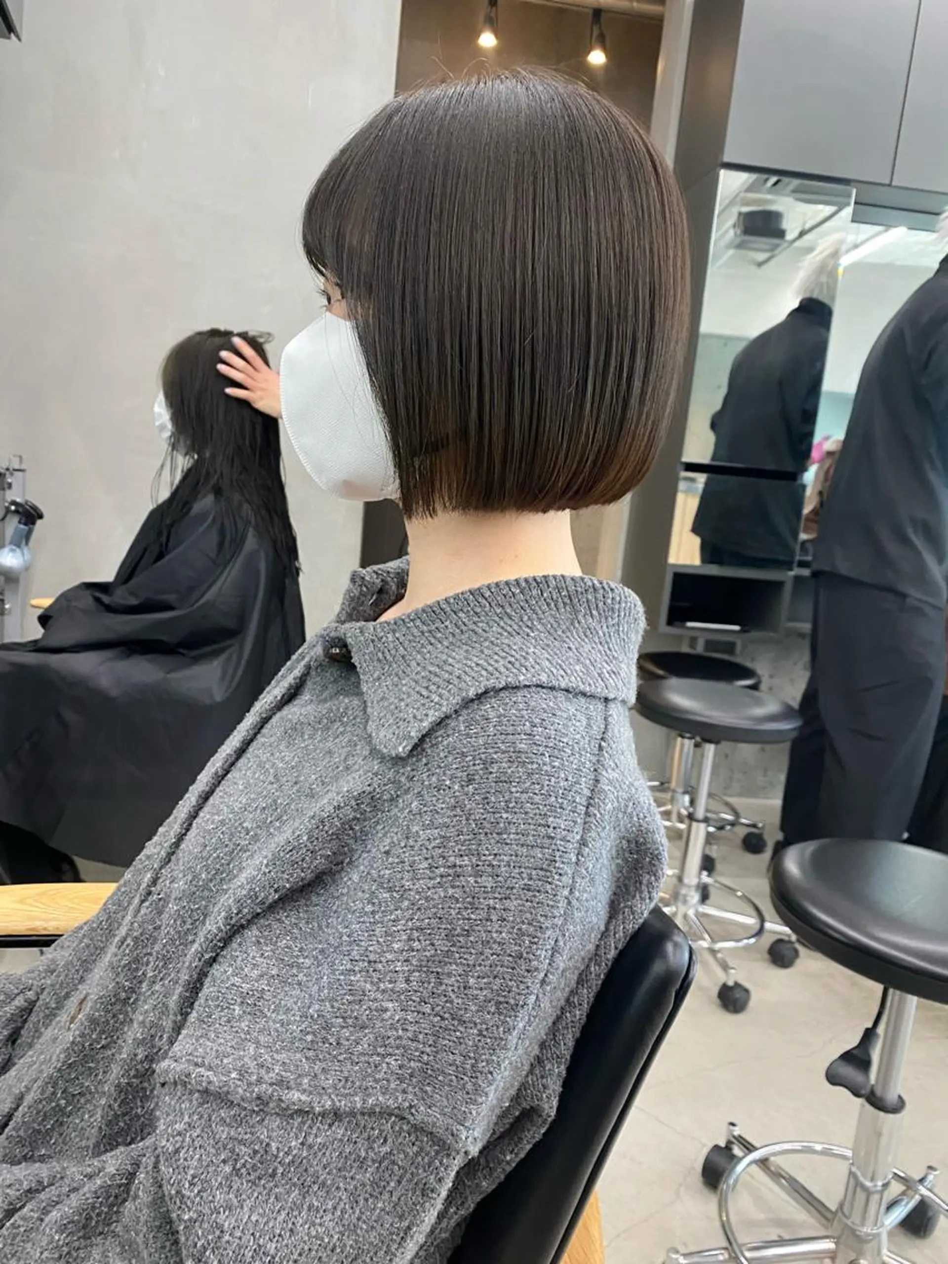 ショート カラー カット ヘアカラー レイヤー/柔色 カラー/SAkiのヘアスタイル