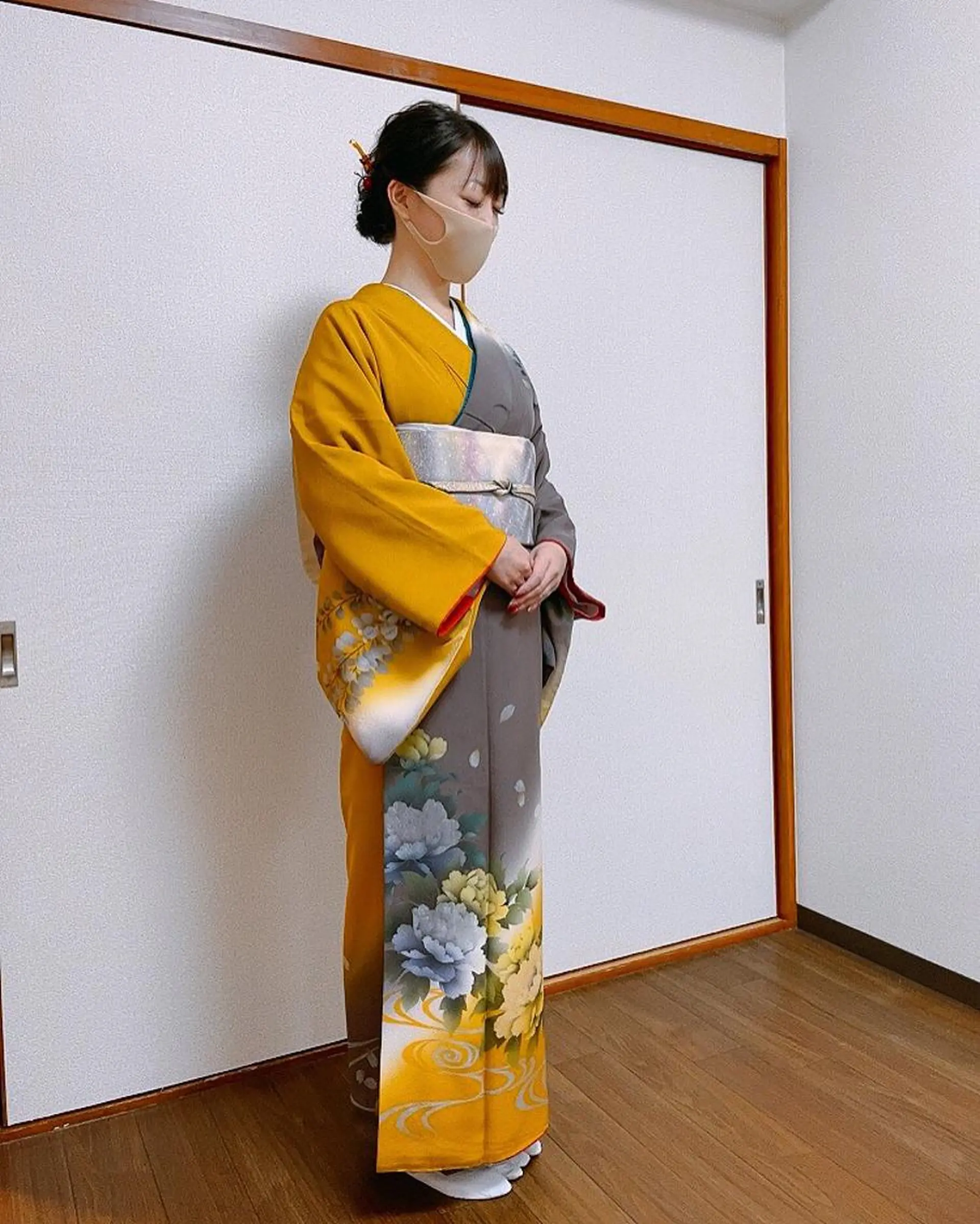 セミロング 着付け KANA カナのマツエク・マツパデザイン