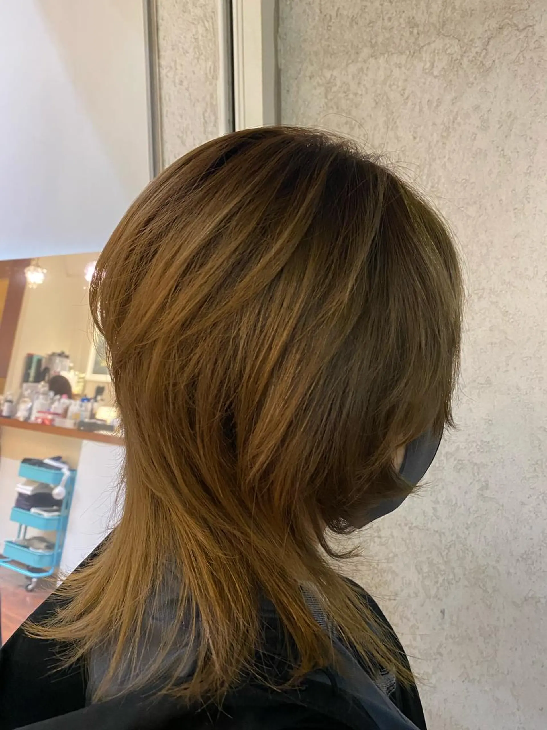 セミロング パーマ haru .のヘアスタイル