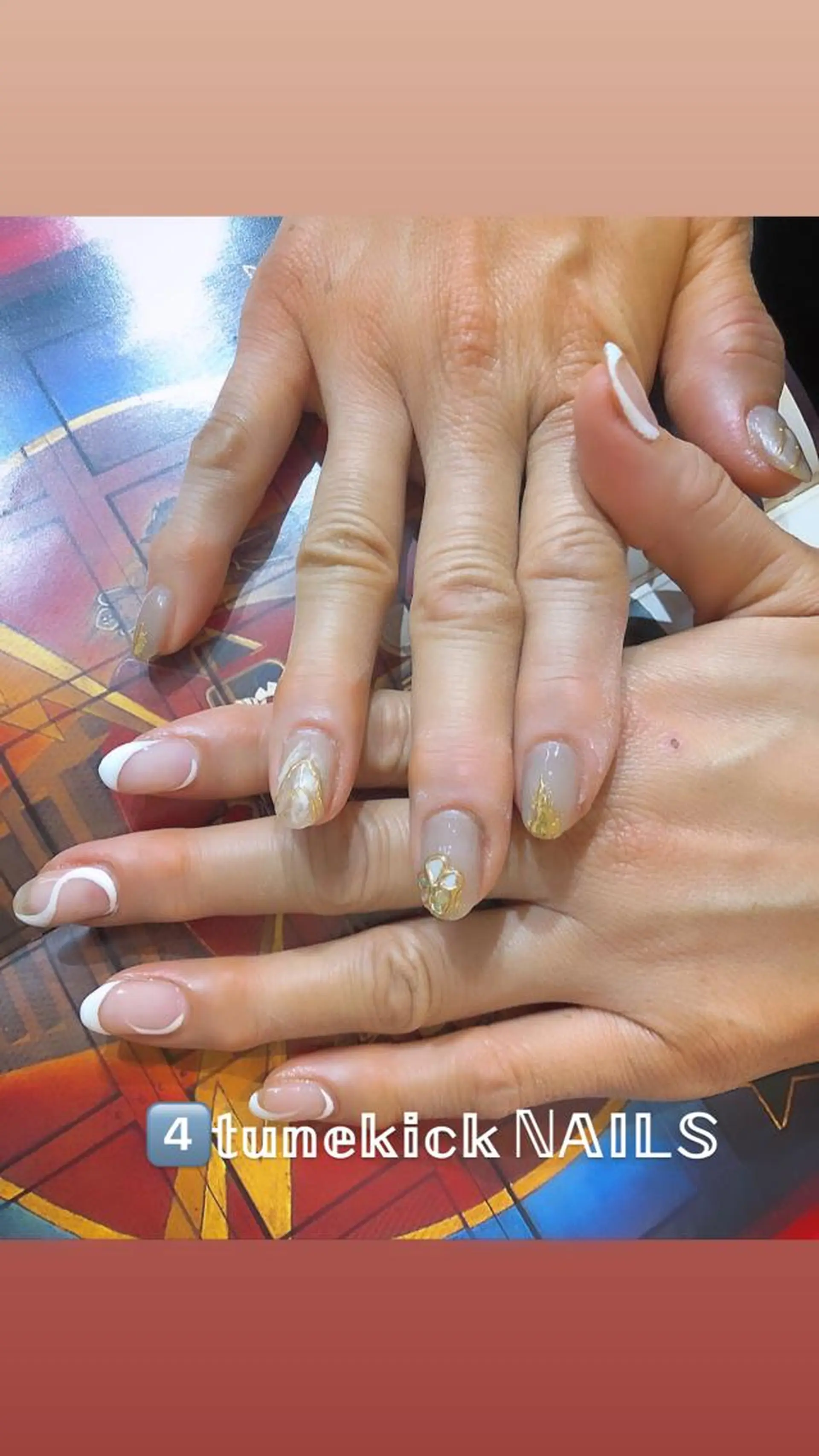 ネイル 4tunekick NAILS(フォーチュンキックネイルズ)所属・光森 淳子のネイルデザイン
