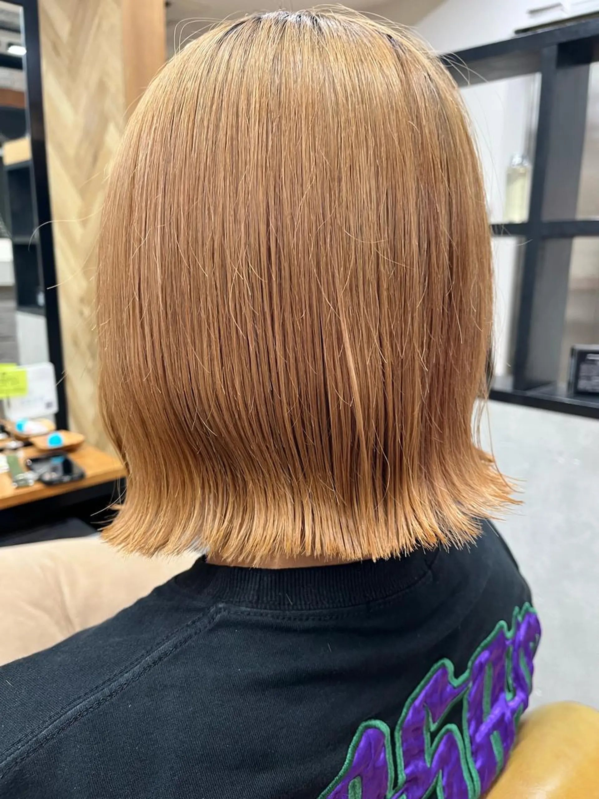 ミディアム カラー パーマ ヘアアレンジ Riposo.所属・✨艶髪✨ 奈須晴香のヘアスタイル