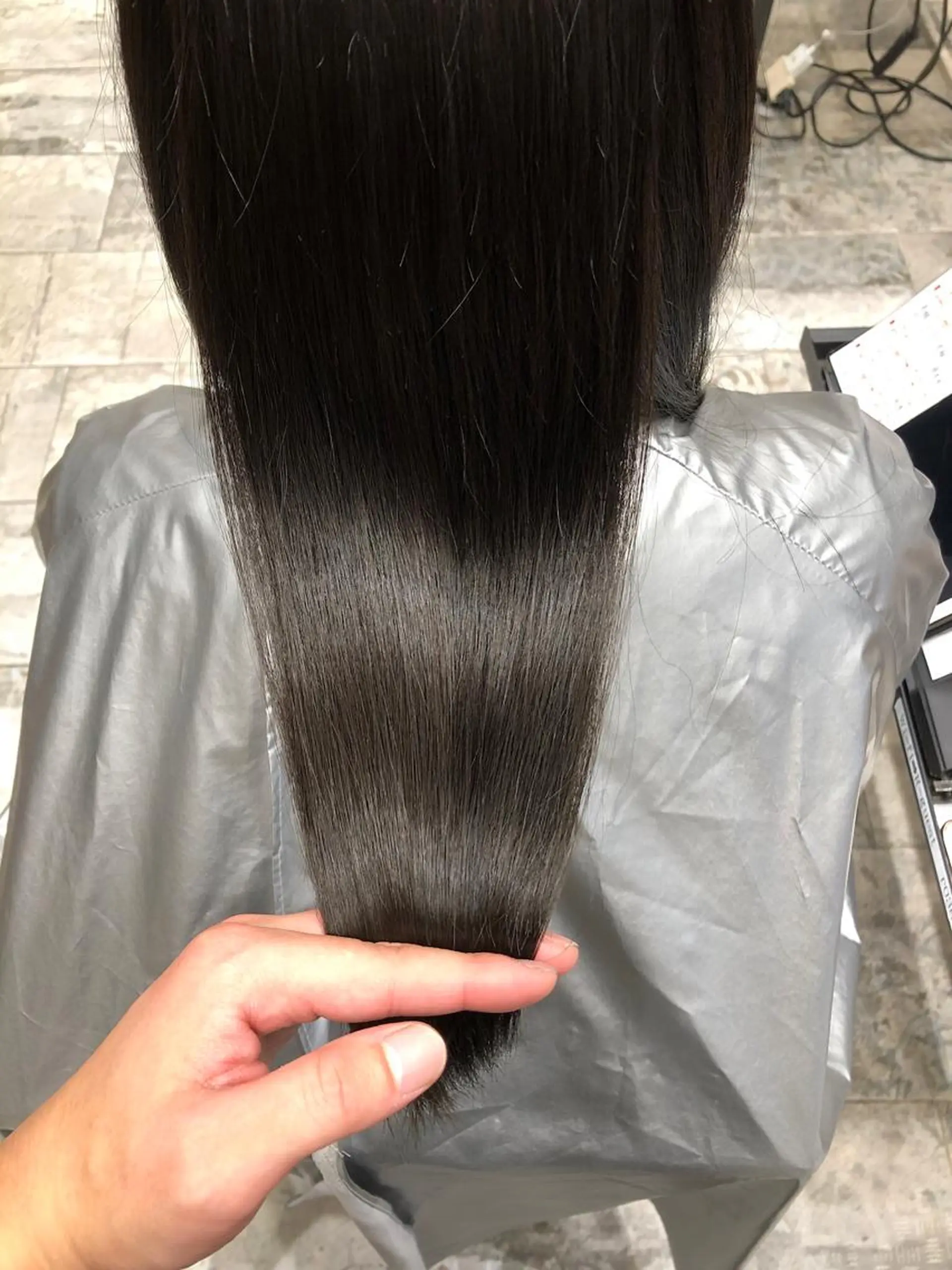 ロング カラー パーマ バレイヤージュ ブリーチ ケアブリーチ ダブルカラー ハイライトカラー カット ヘアカラー 縮毛矯正 トリートメント 新宿✨顔周りカット 韓国ヘア/坂本亜裟海のヘアスタイル