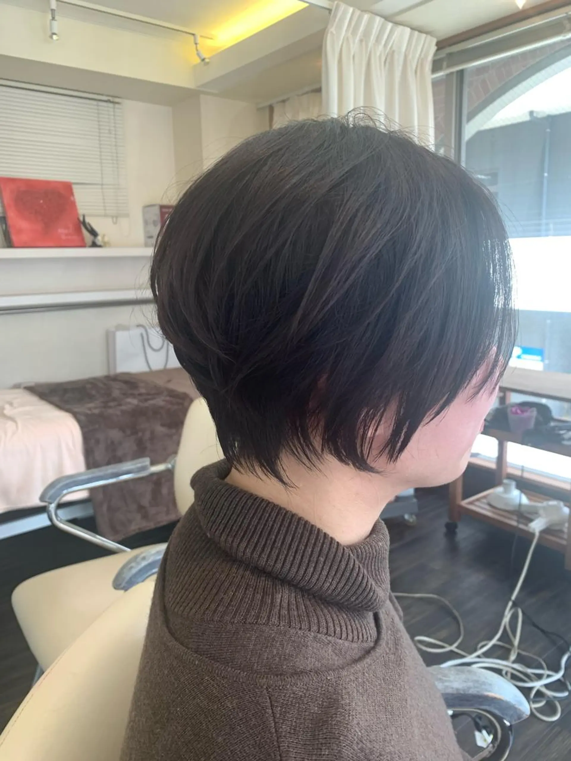 ショート 丸みショート ショートヘア トリートメント nishimura makotoのヘアスタイル