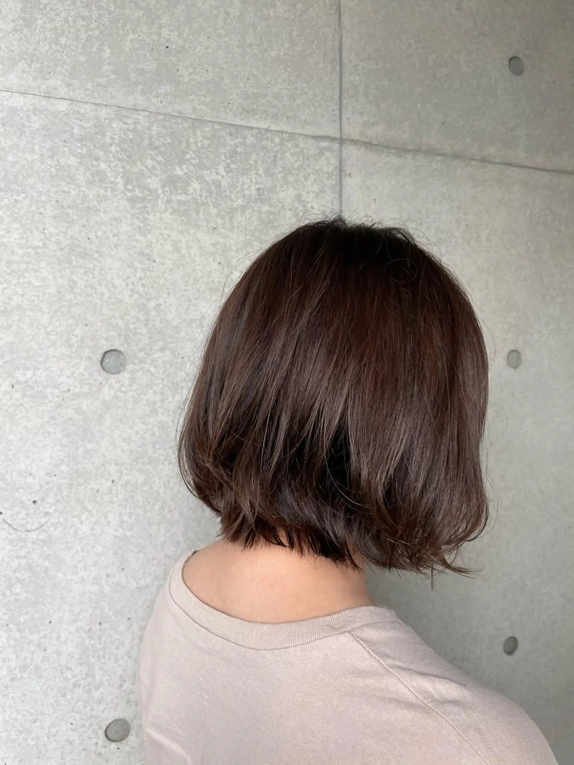 ミディアム カラー 堀田 結香のヘアスタイル
