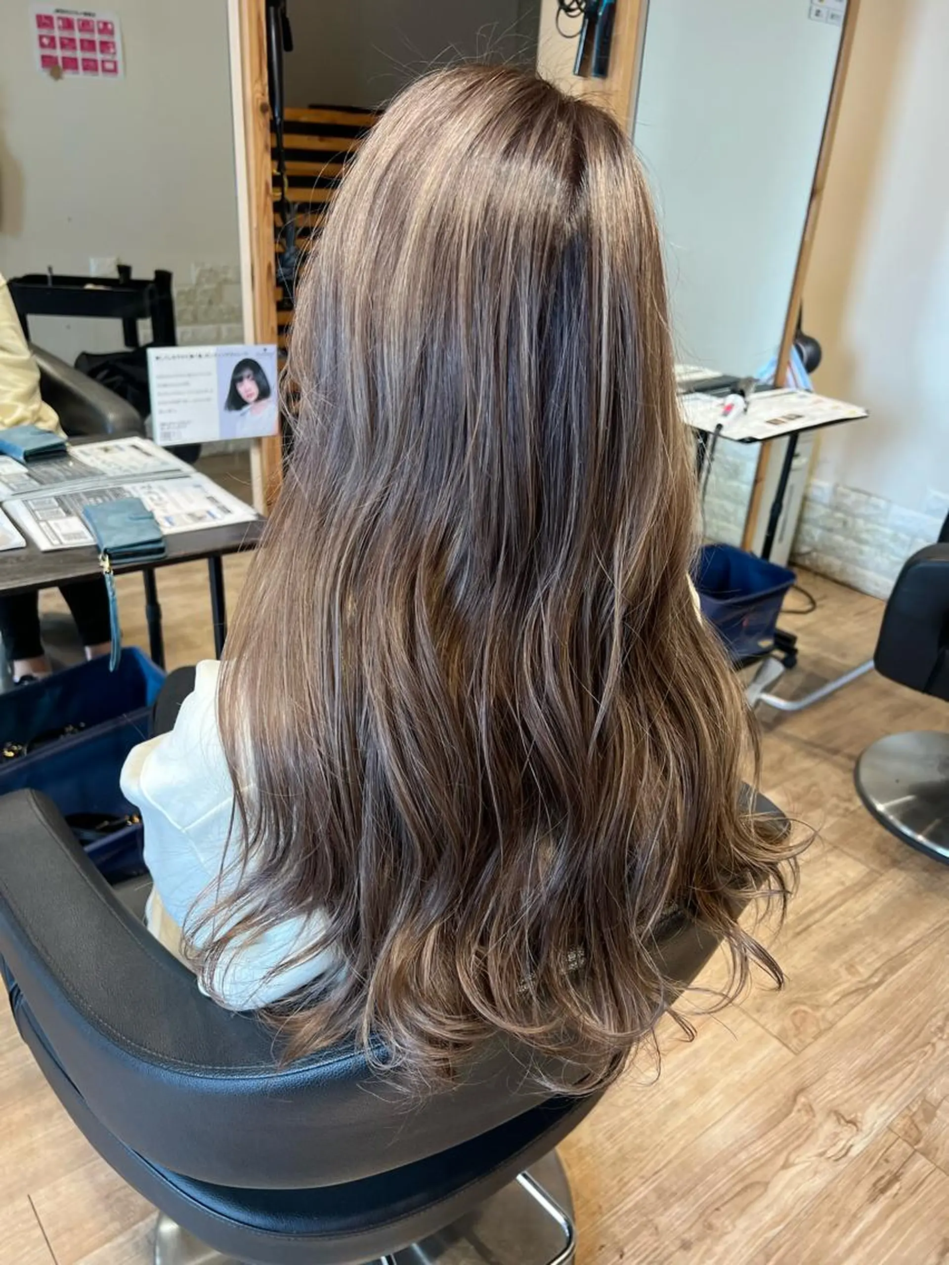 ロング カラー カット ヘアカラー 大久保 隆蔵のヘアスタイル