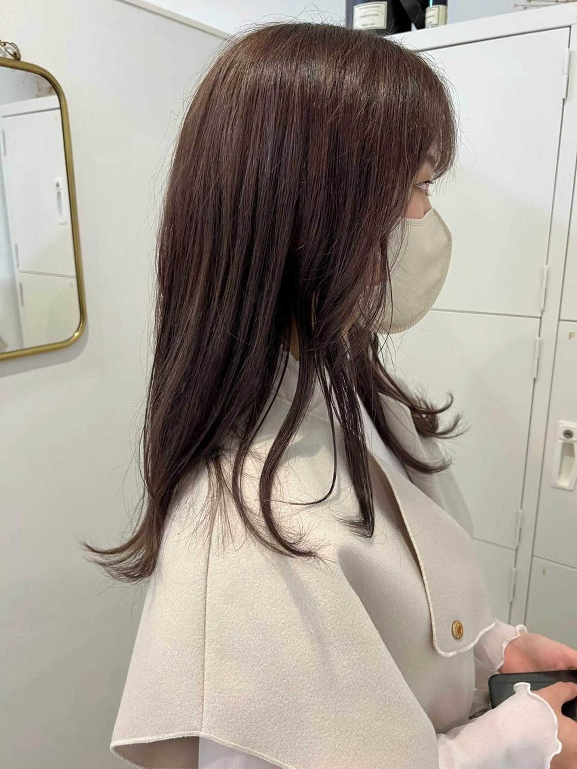 ミディアム カラー ショート・ボブパーマ 指名No.1かけるのヘアスタイル