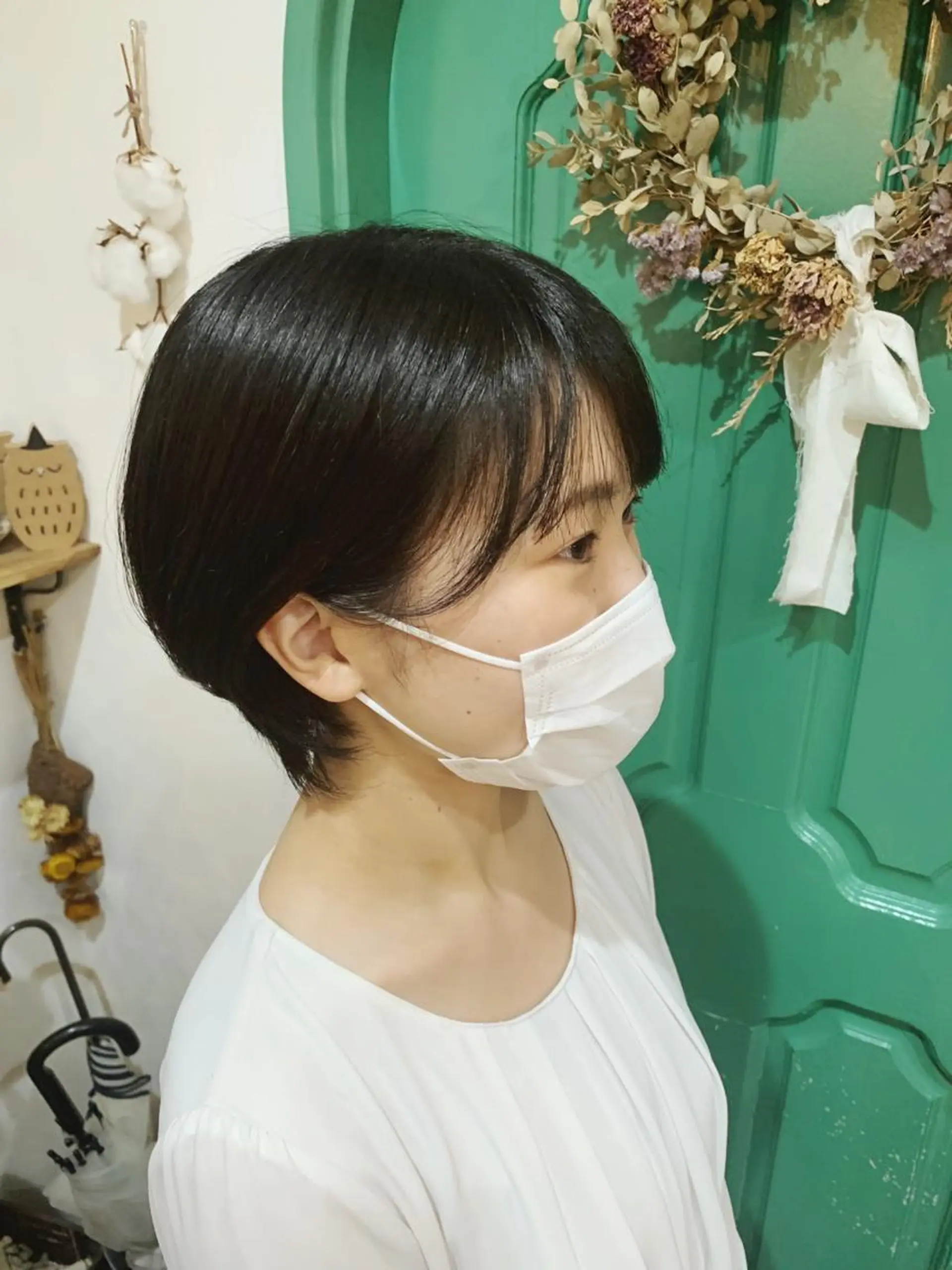 ショート 丸みショート ショートヘア カット 佐藤 美咲のヘアスタイル