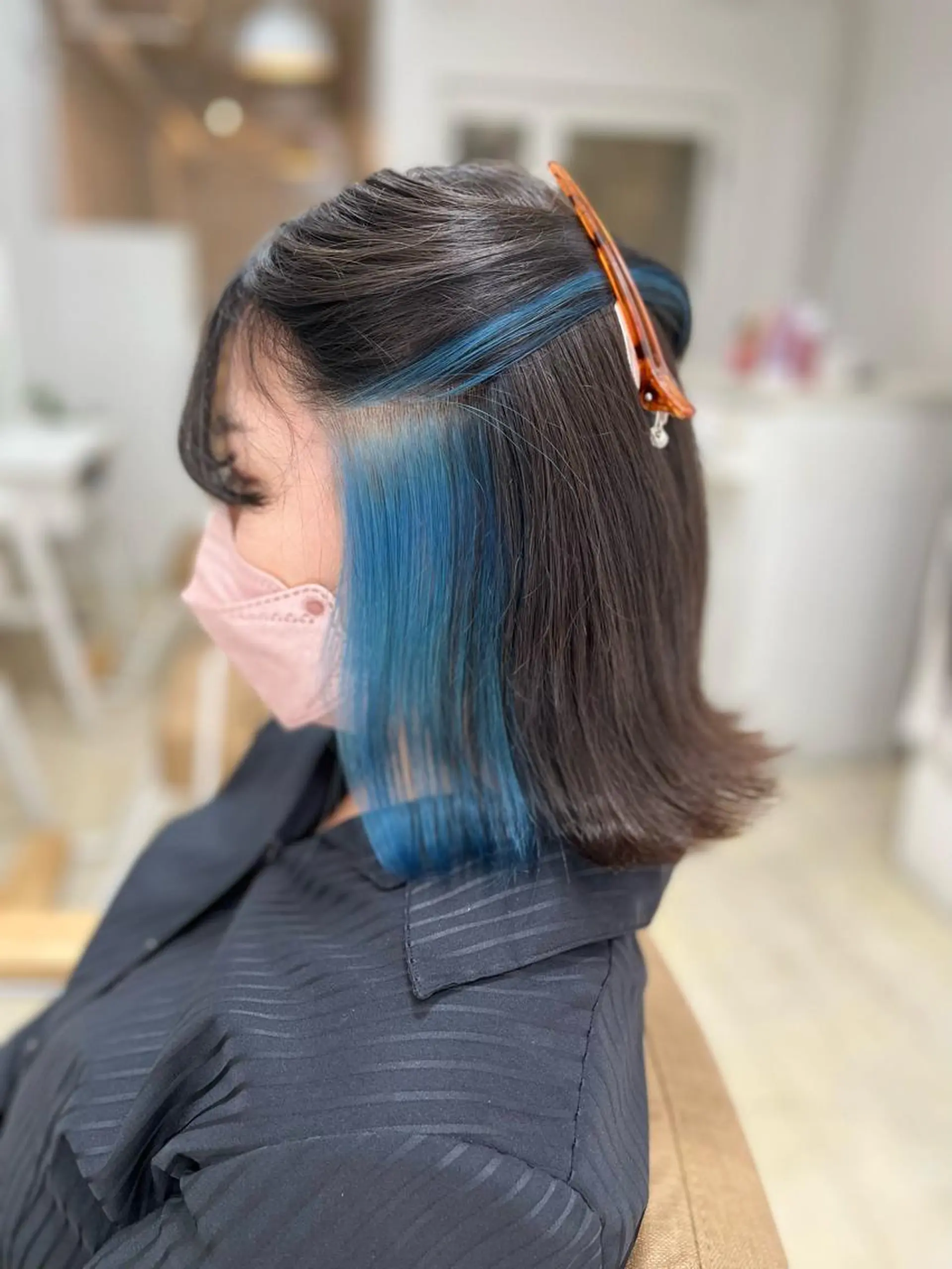 ミディアム カラー パーマ ヘアアレンジ メンズ キッズ ネイル マツエク・マツパ アイブロウ ヘアカラー トリートメント ブリーチ特化型✂️ ハイトーンカラー👨のヘアスタイル