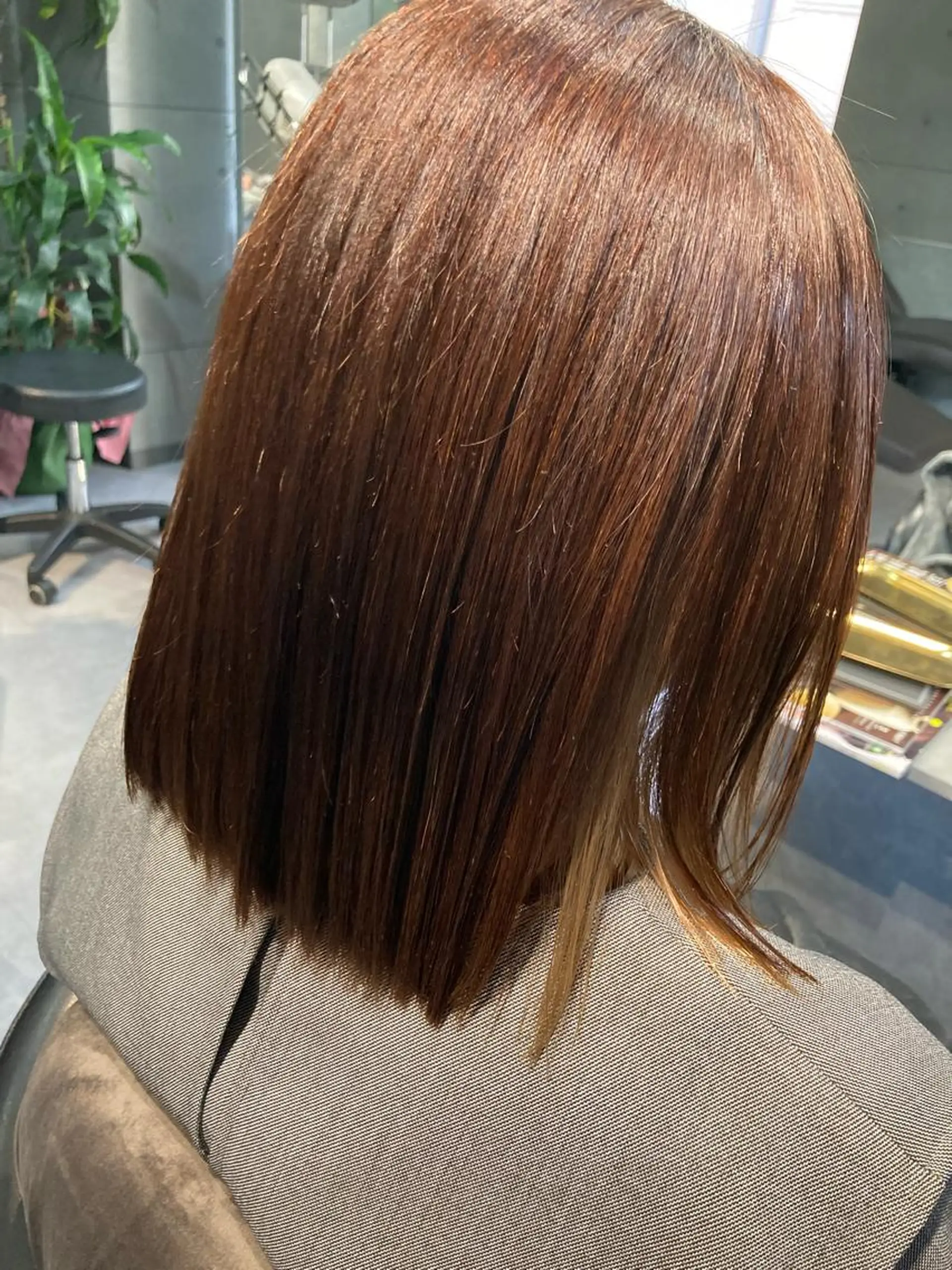 ミディアム 髪質改善☺︎縮毛矯正 ふじい まりんのヘアスタイル