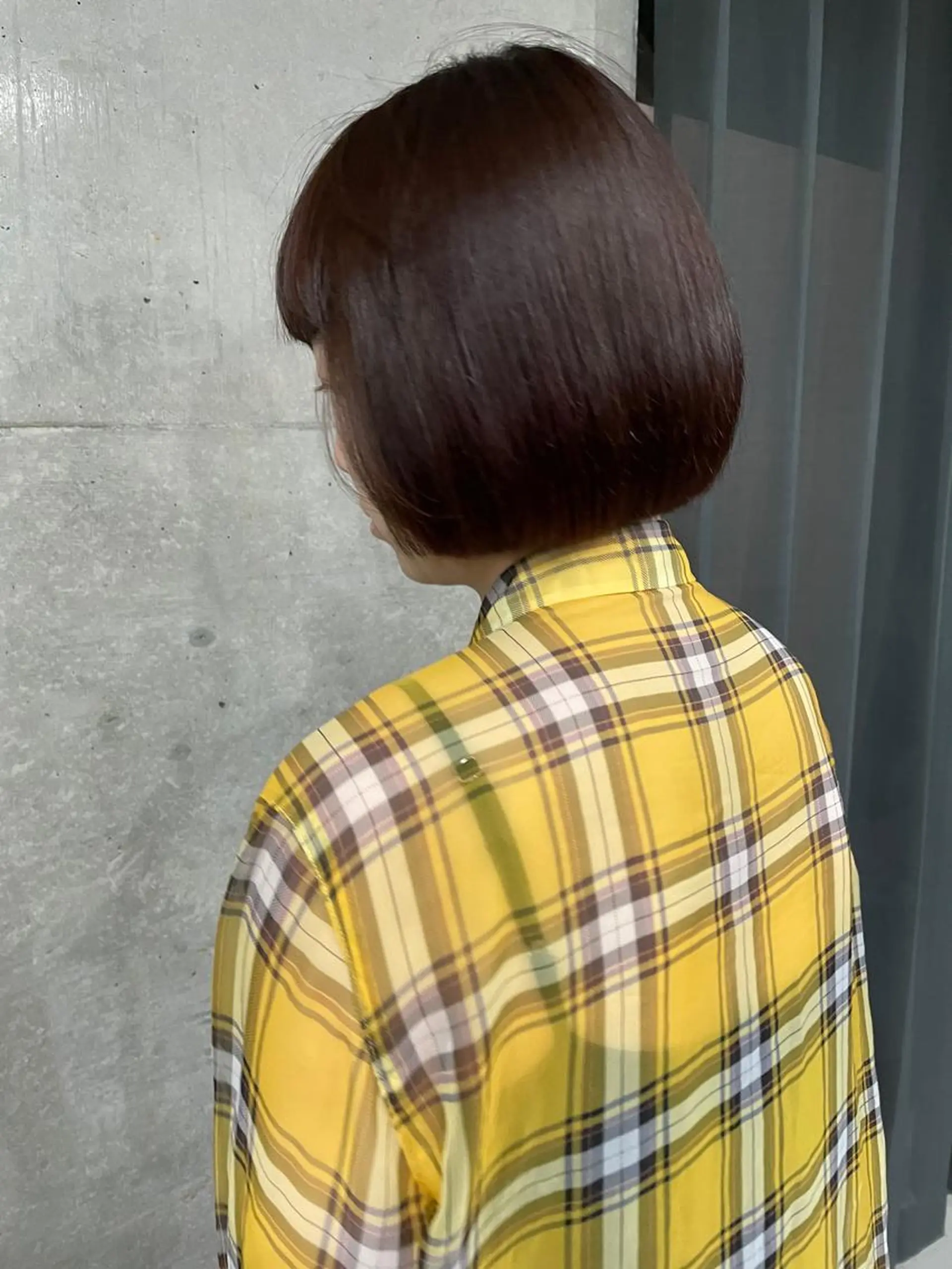 セミロング カラー パーマ 吉田一輝 外国人パーマのヘアスタイル