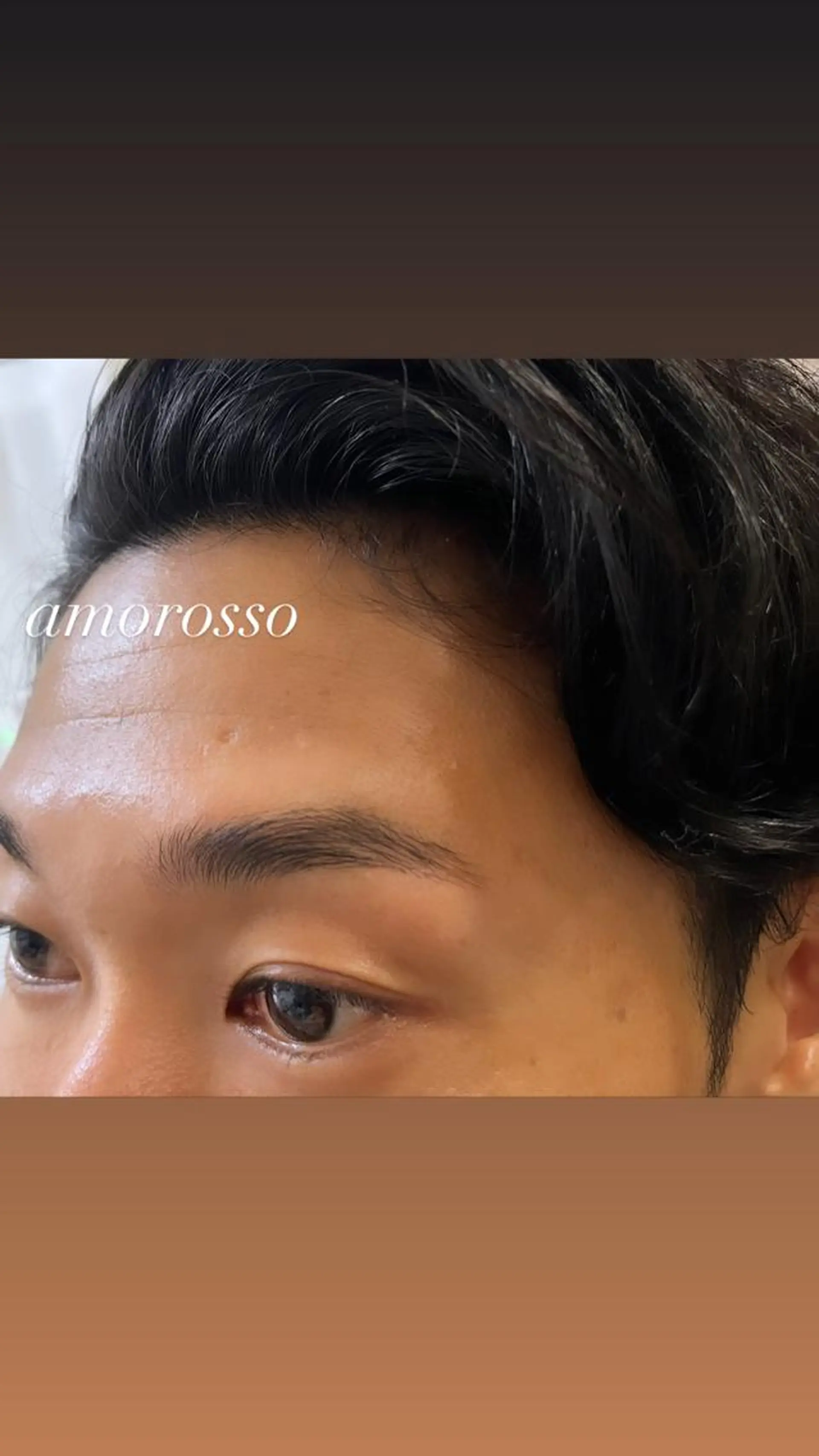 パーマ メンズ アイブロウ メンズパーマ 眉カット ハリウッドブロウリフト メンズアイブロウ アモロッソ所属・アモロッソ 🐻Miiのマツエク・マツパデザイン