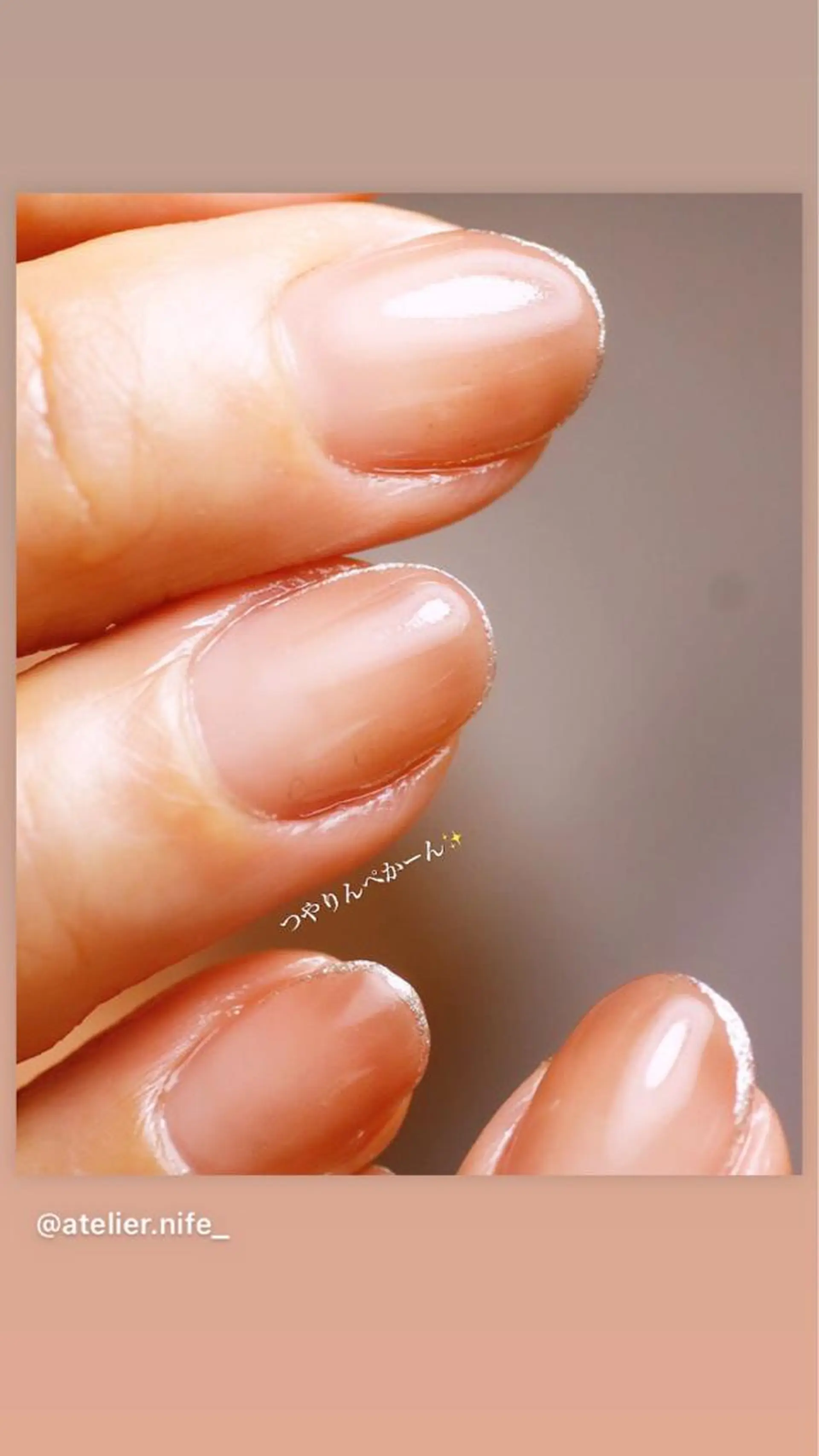 ネイル ラメ(グリッター) atelier nife.のネイルデザイン