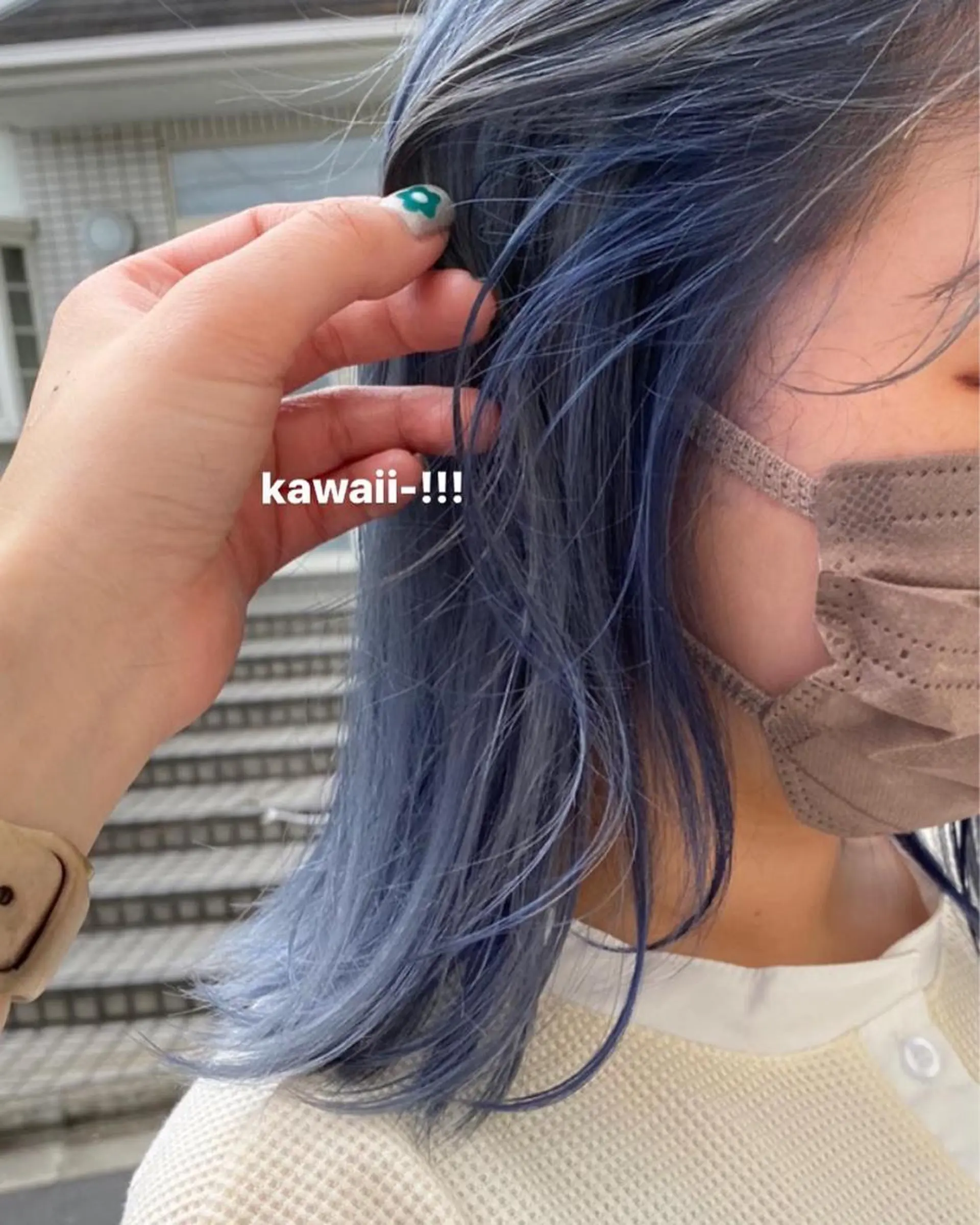 ミディアム カラー ブリーチ レイヤーカット /konomiのヘアスタイル