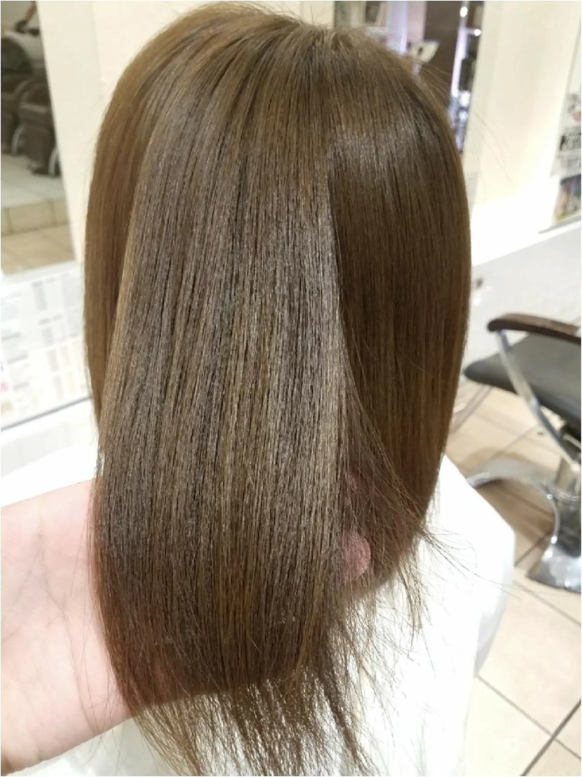 ミディアム カラー ケアカラー 【髪質改善美容師】t occa茨木篠原健太のヘアスタイル