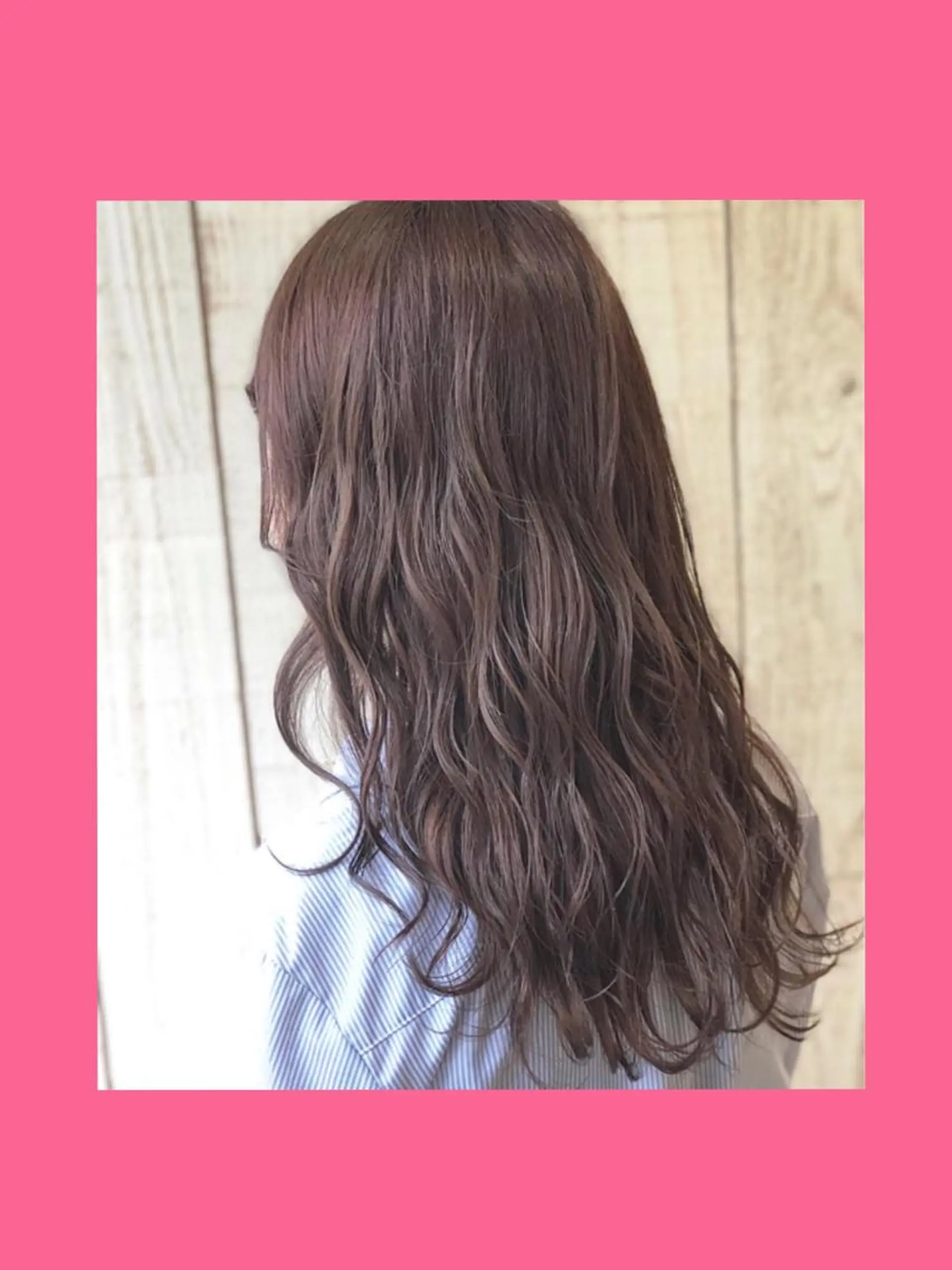 セミロング カラー hair salon Ranun髪質改善のヘアスタイル