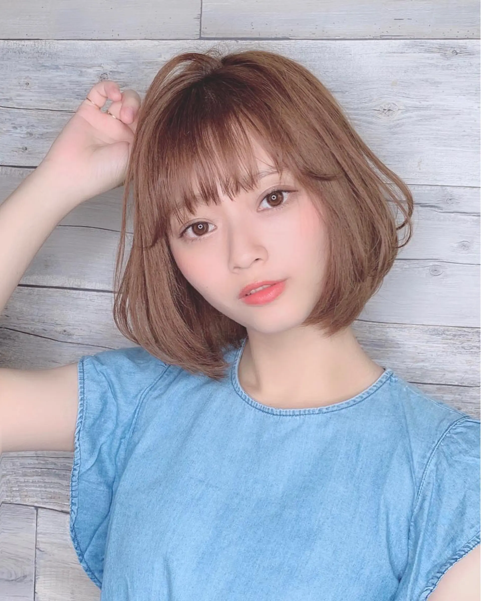 ミディアム カラー パーマ Deapres  相模原店所属・相模原駅徒歩3分🤍 土屋仁美の眉毛・アイブロウイメージ